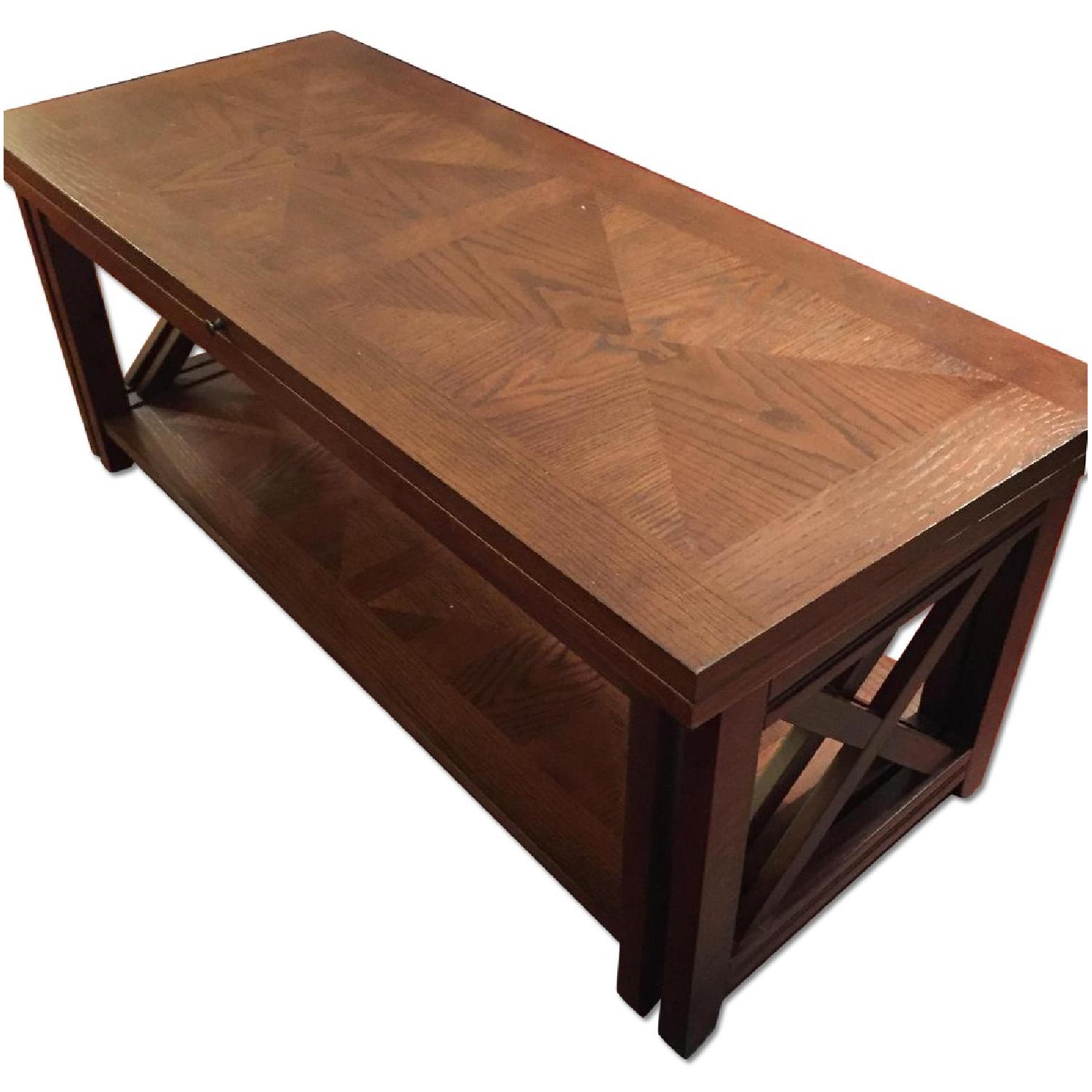 Raymour & Flanigan Tucson Flip-Top Coffee Table - image-0