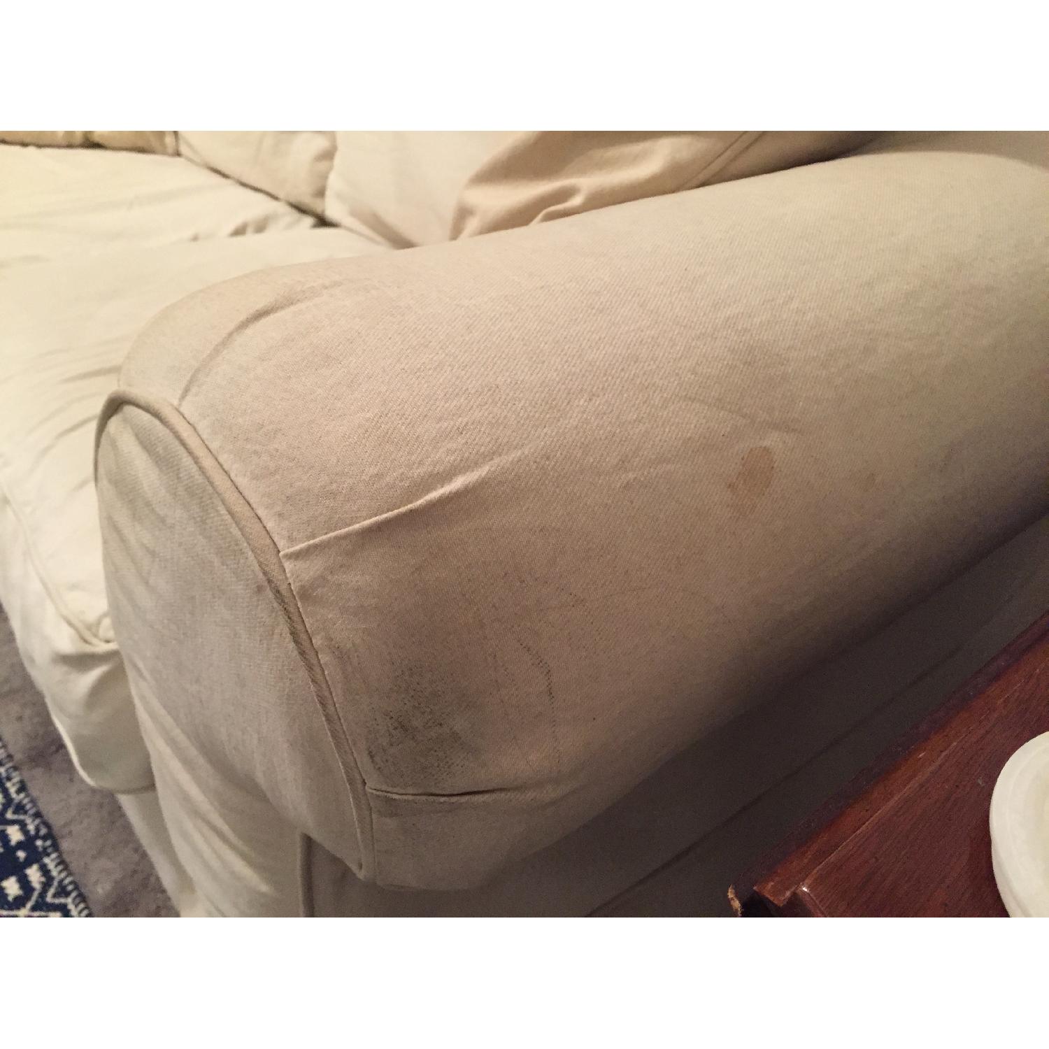Pottery Barn Comfort Roll Arm Slipcovered Grand Sofa - image-7