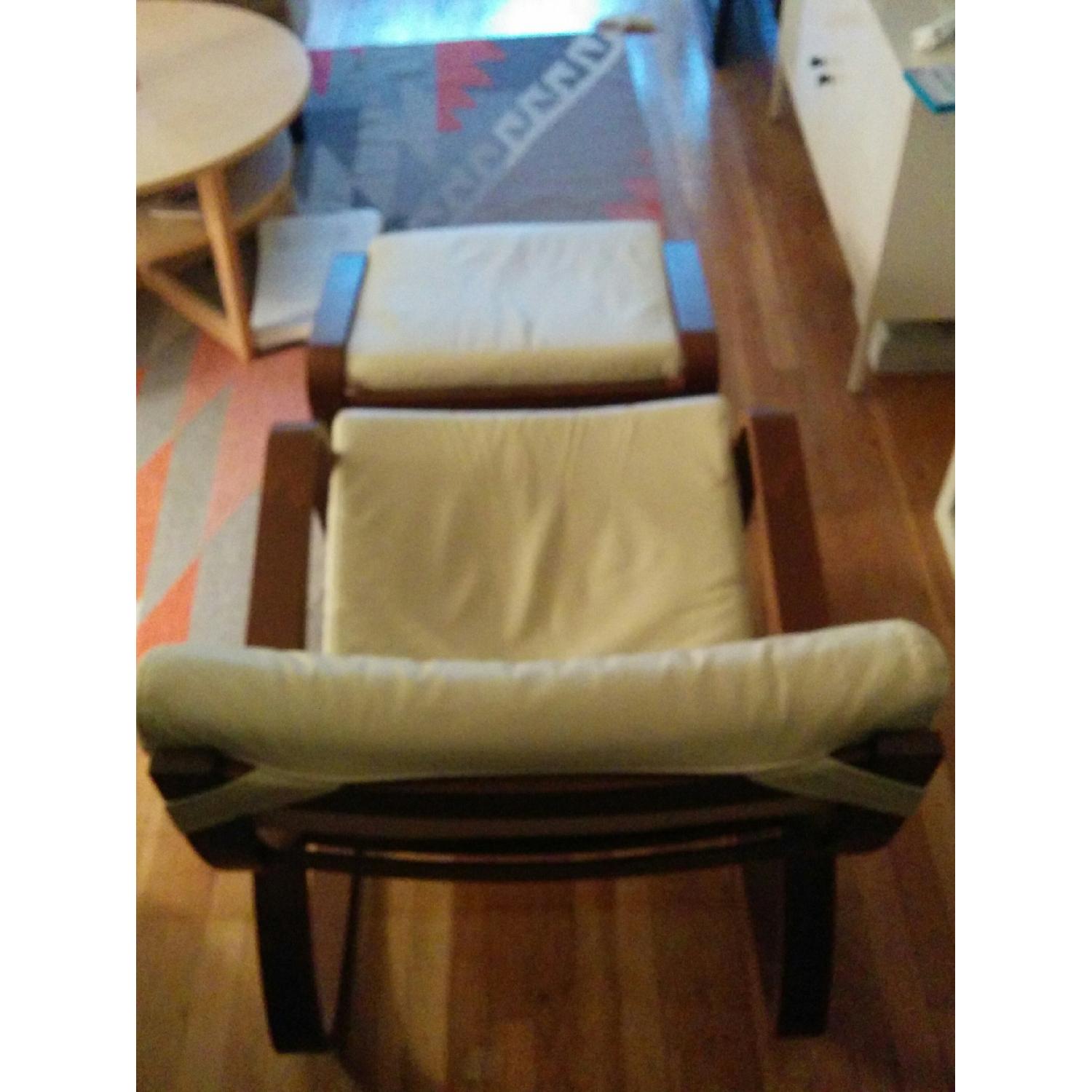 Ikea Poang Rocking Chair & Ottoman AptDeco