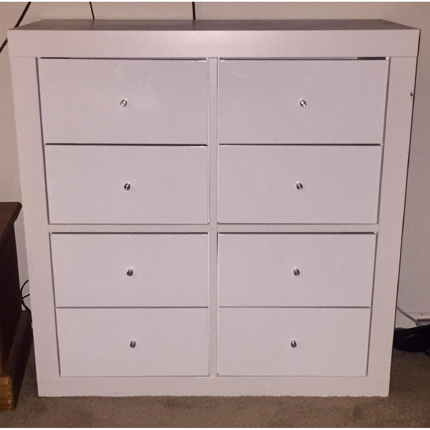 Ikea Expedit Bookcase w/ Drawer Inserts AptDeco