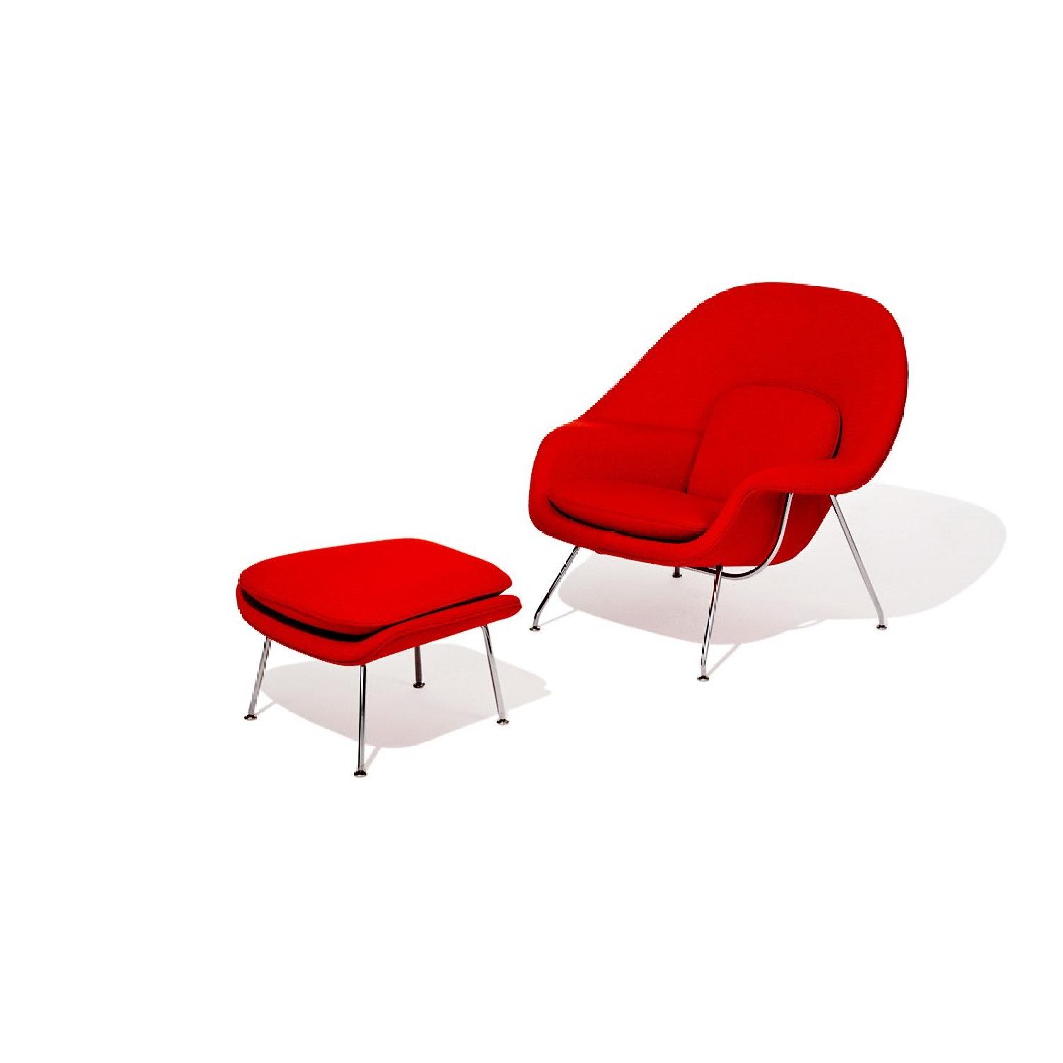 Womb Chair & Ottoman Replica - image-2