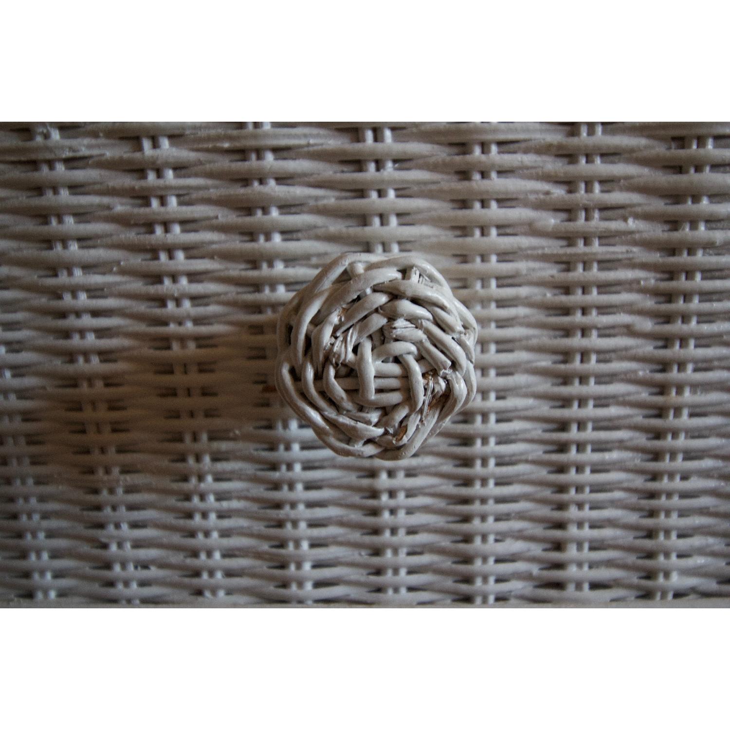 Pier 1 3 Drawer Wicker Dresser - image-7