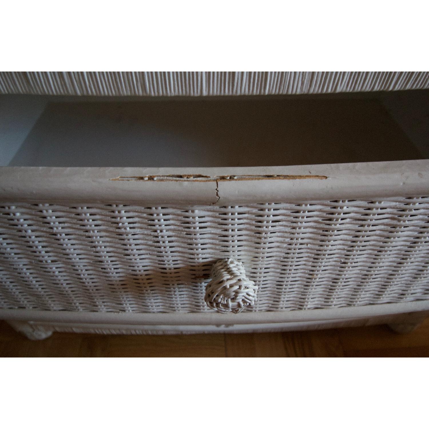 Pier 1 3 Drawer Wicker Dresser - image-8