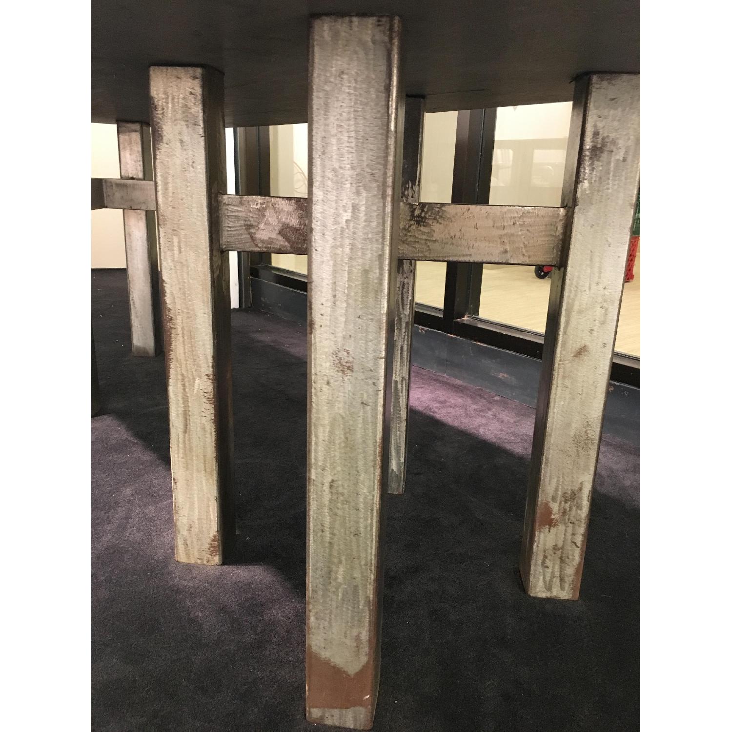 Custom-Built Stainless Steel Dining Table - image-4