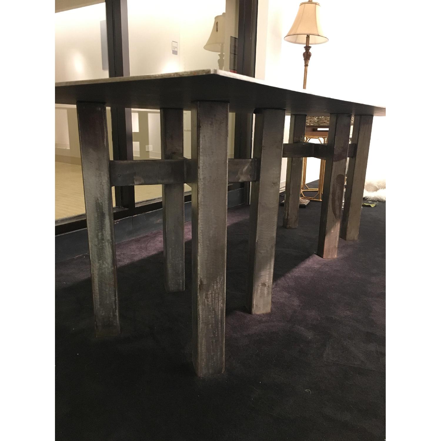 Custom-Built Stainless Steel Dining Table - image-6