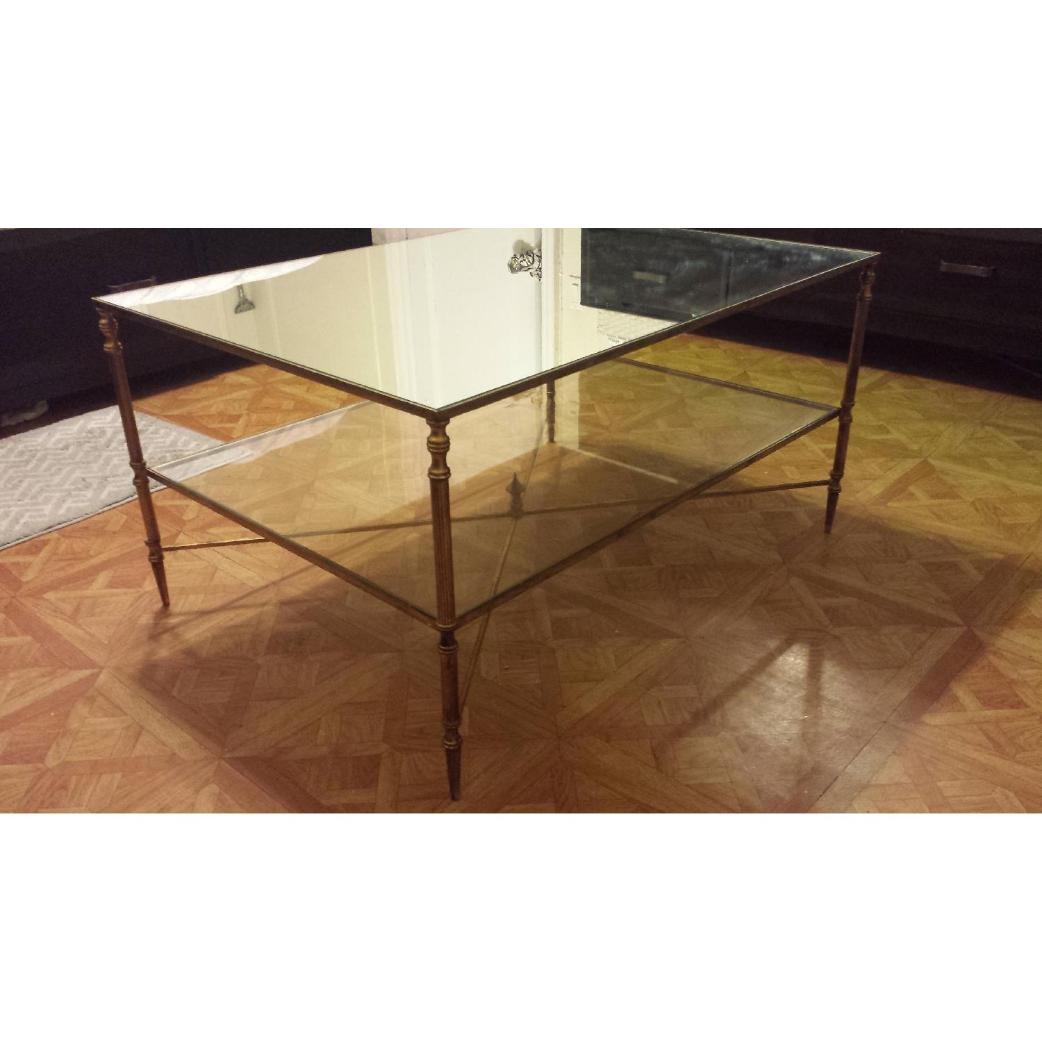 Uttermost Henzler Mirrored Glass Coffee Table - image-4