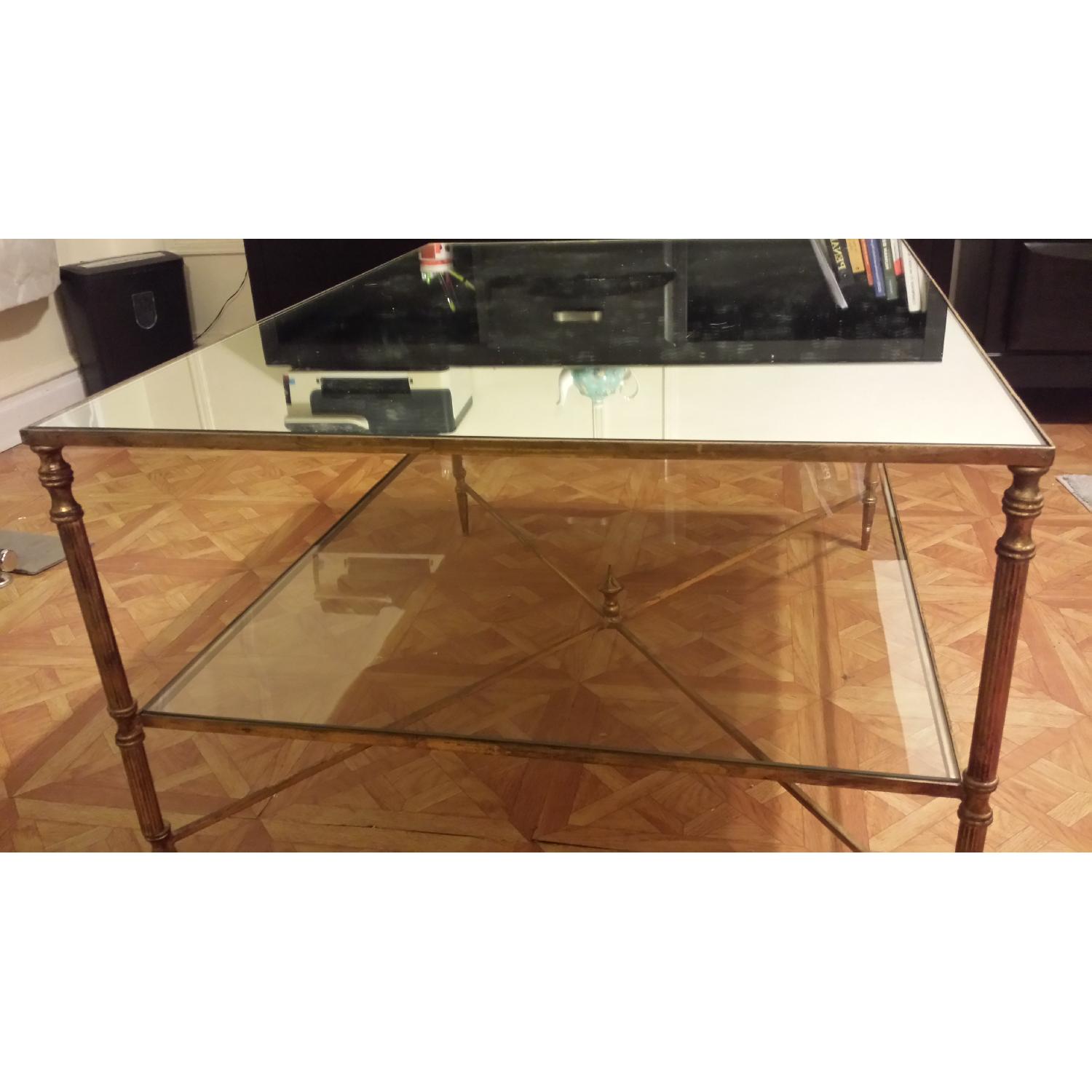 Uttermost Henzler Mirrored Glass Coffee Table - image-6
