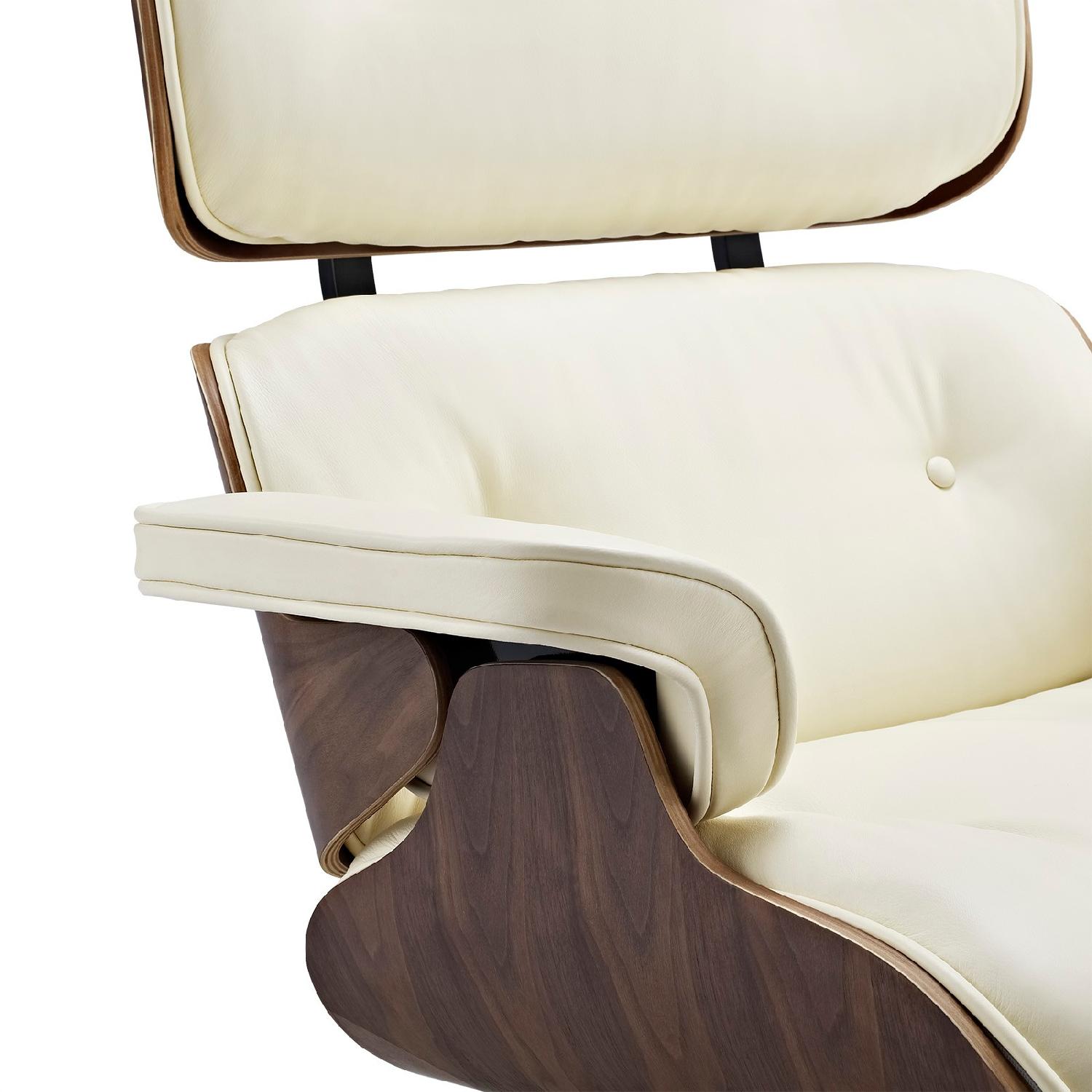 Eames Lounge Chair Replica In Basic Leather - image-3