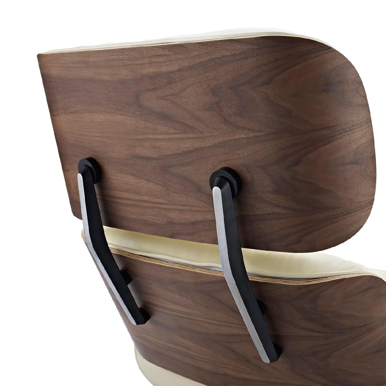 Eames Lounge Chair Replica In Basic Leather - image-4