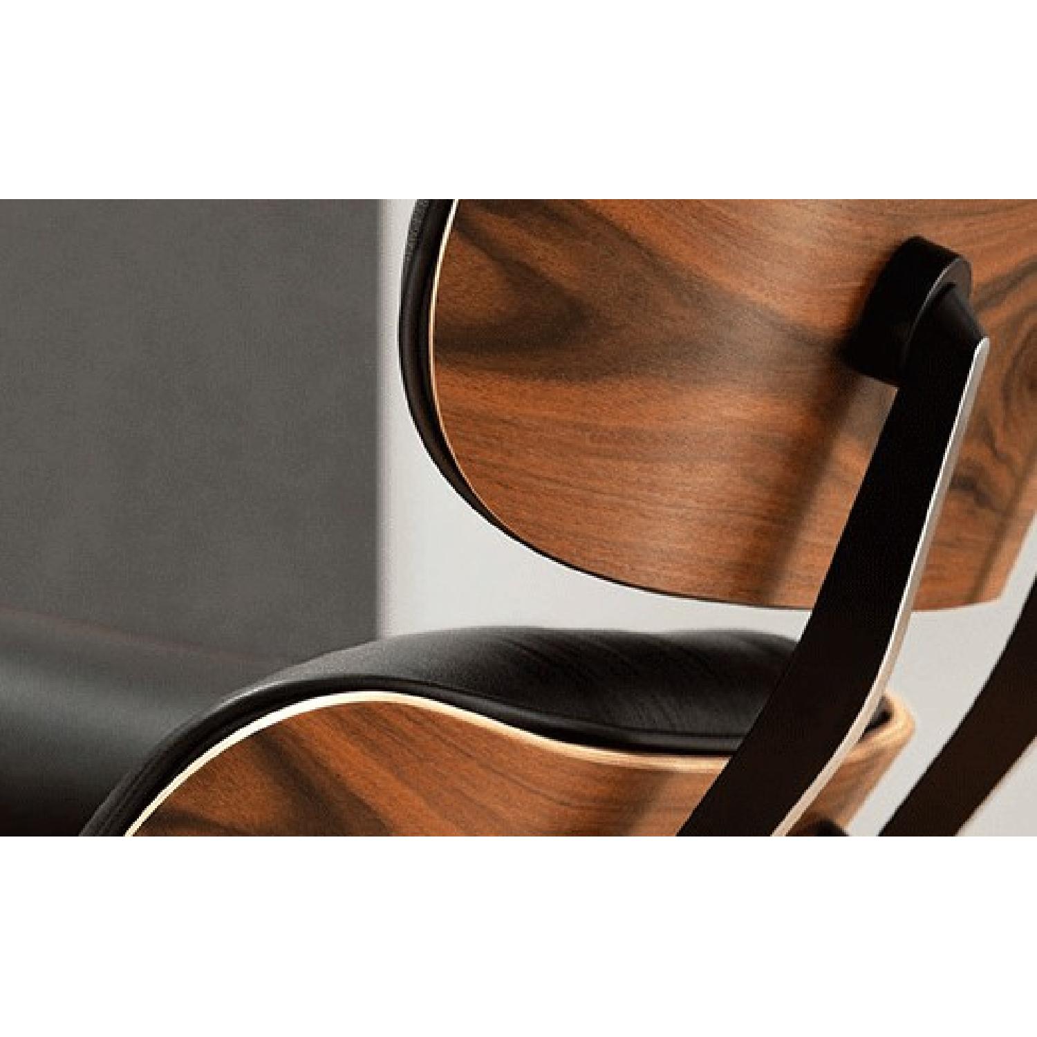 Eames Lounge Chair & Ottoman Replica in Brown w/ Aniline Leather - image-5