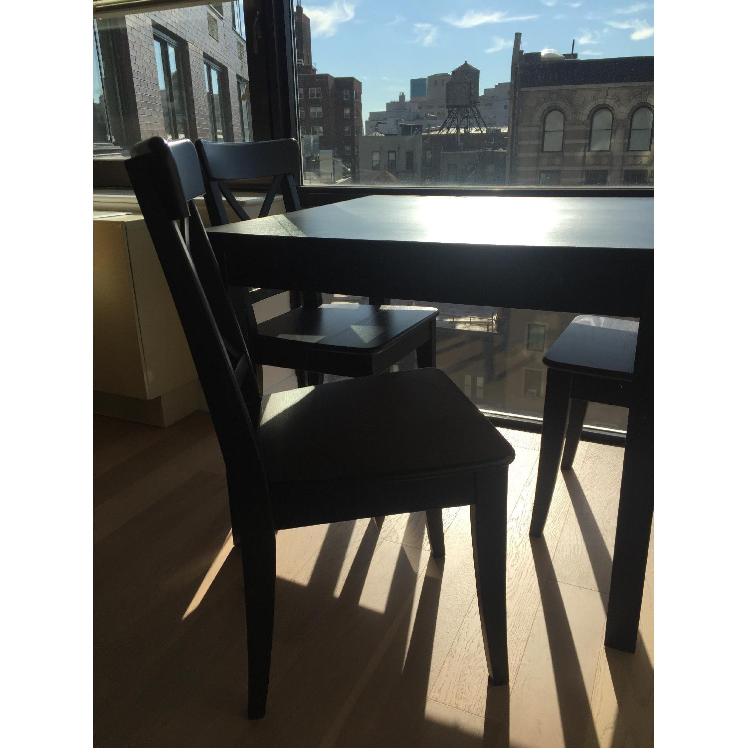 Ikea 4 Piece Wooden Dining Set AptDeco