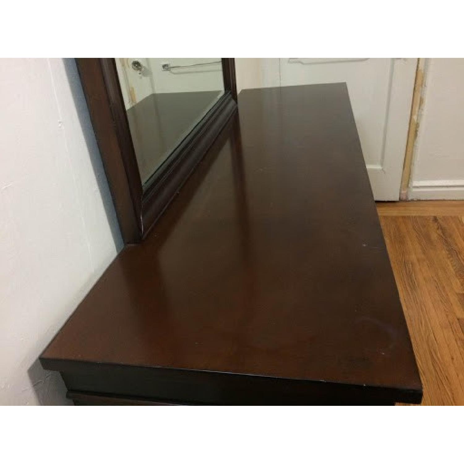 Bob's Dark Brown Dresser w/ Mirror - image-3