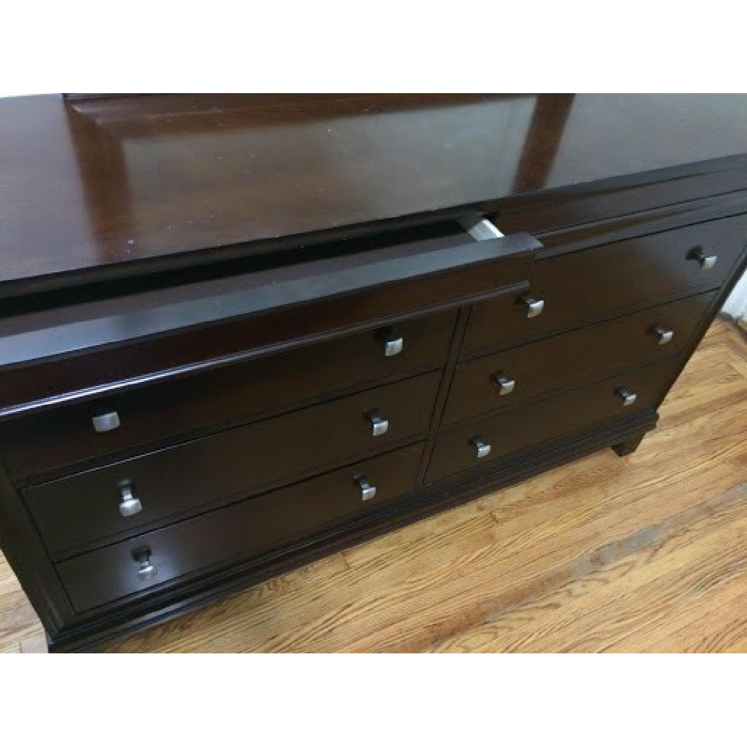 Bob's Dark Brown Dresser w/ Mirror - image-4