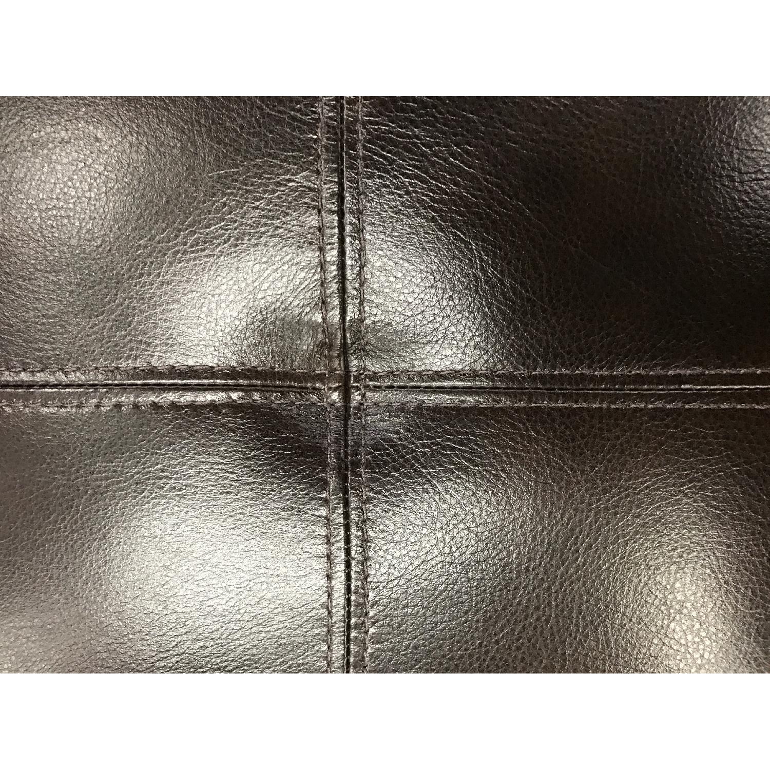 Ashley's Deep Leather Power Recliner w/ Headrest - image-2