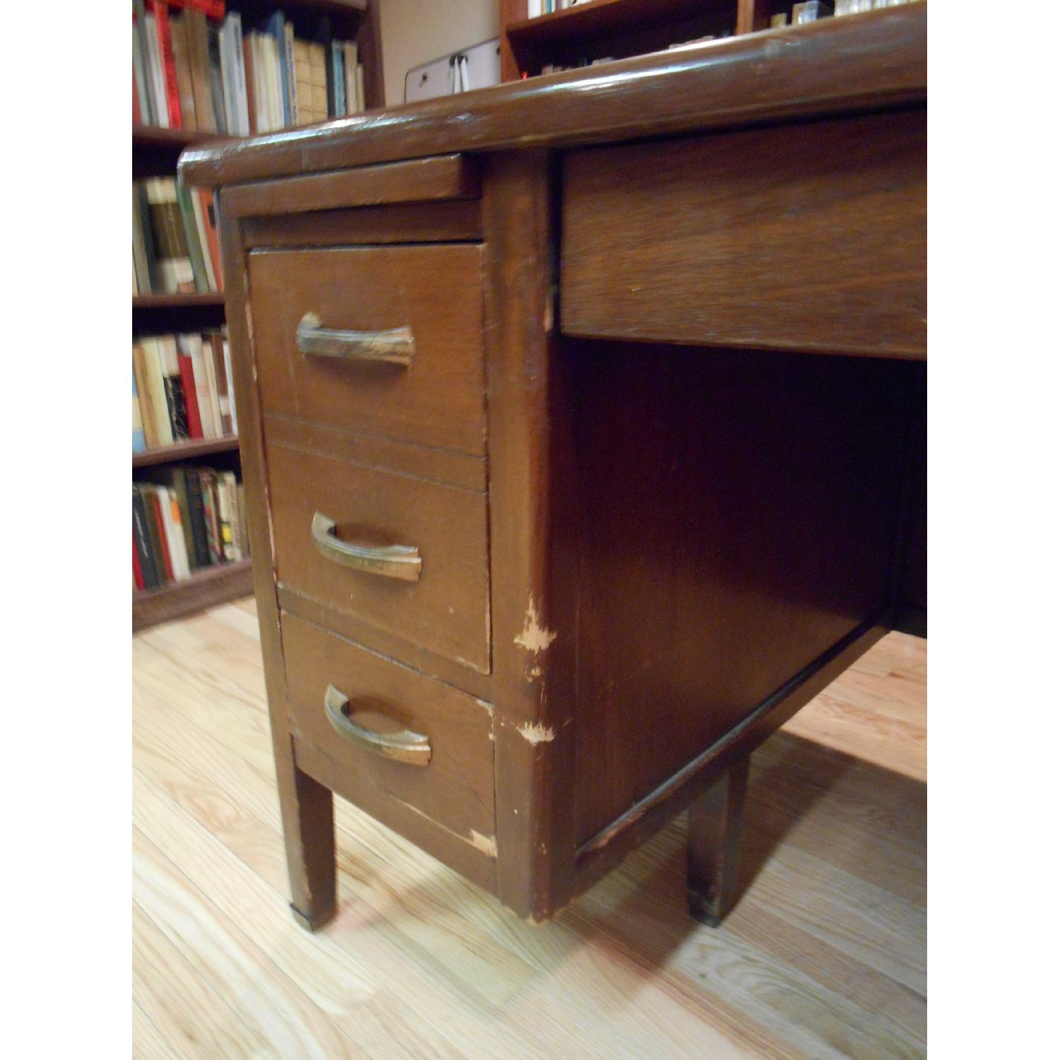 Antique Wooden Desk - image-3
