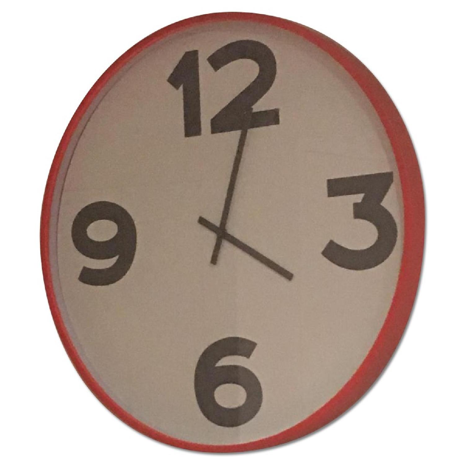 CB2 Oversized Wall Clock AptDeco