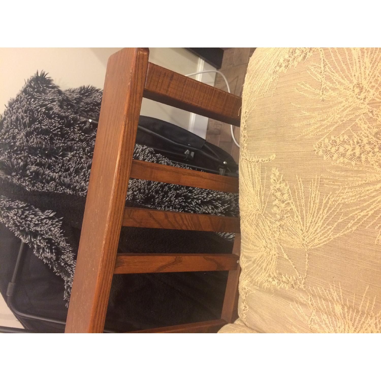 LL Bean Mohagany Wood Futon - image-6