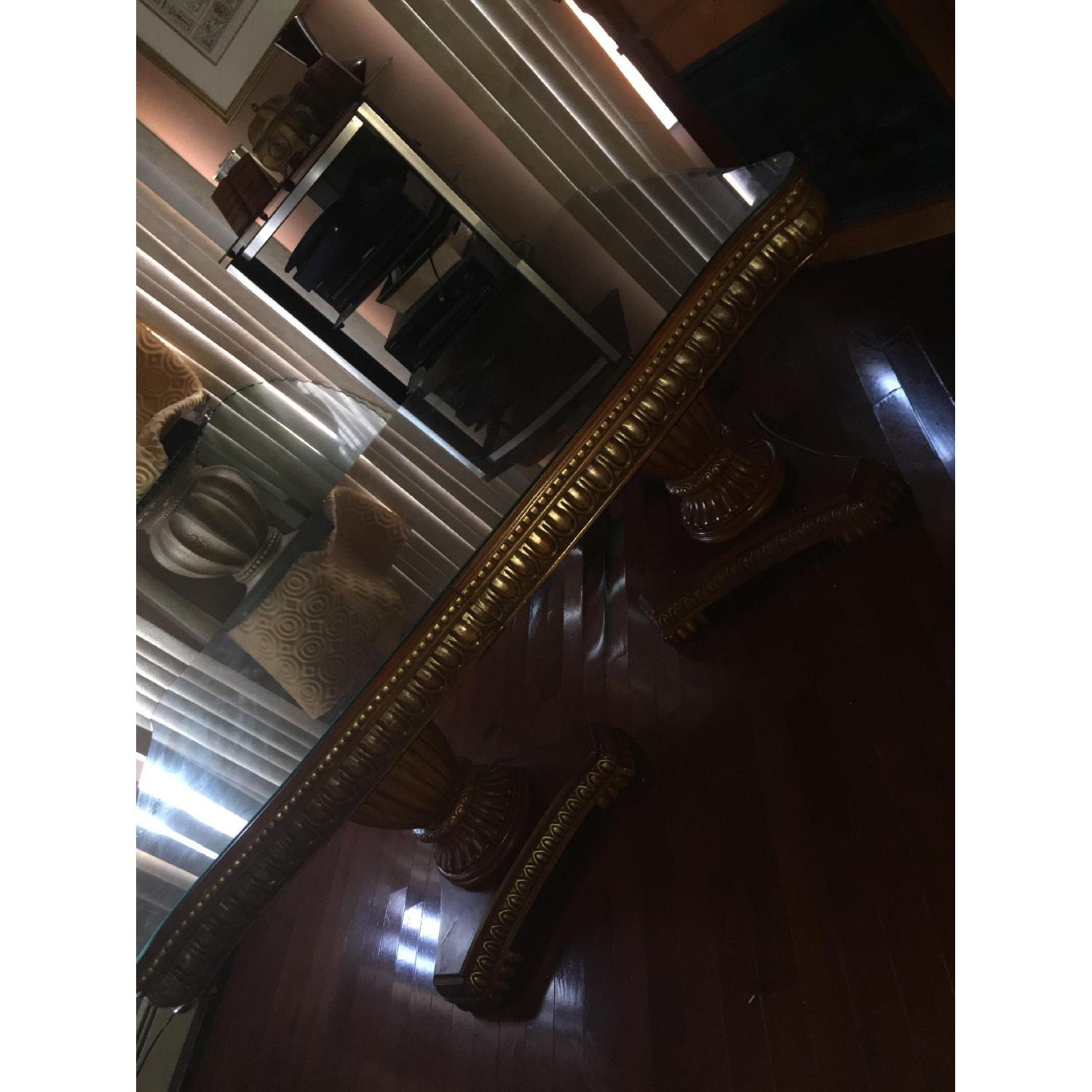 Chestnut dining room table - image-1