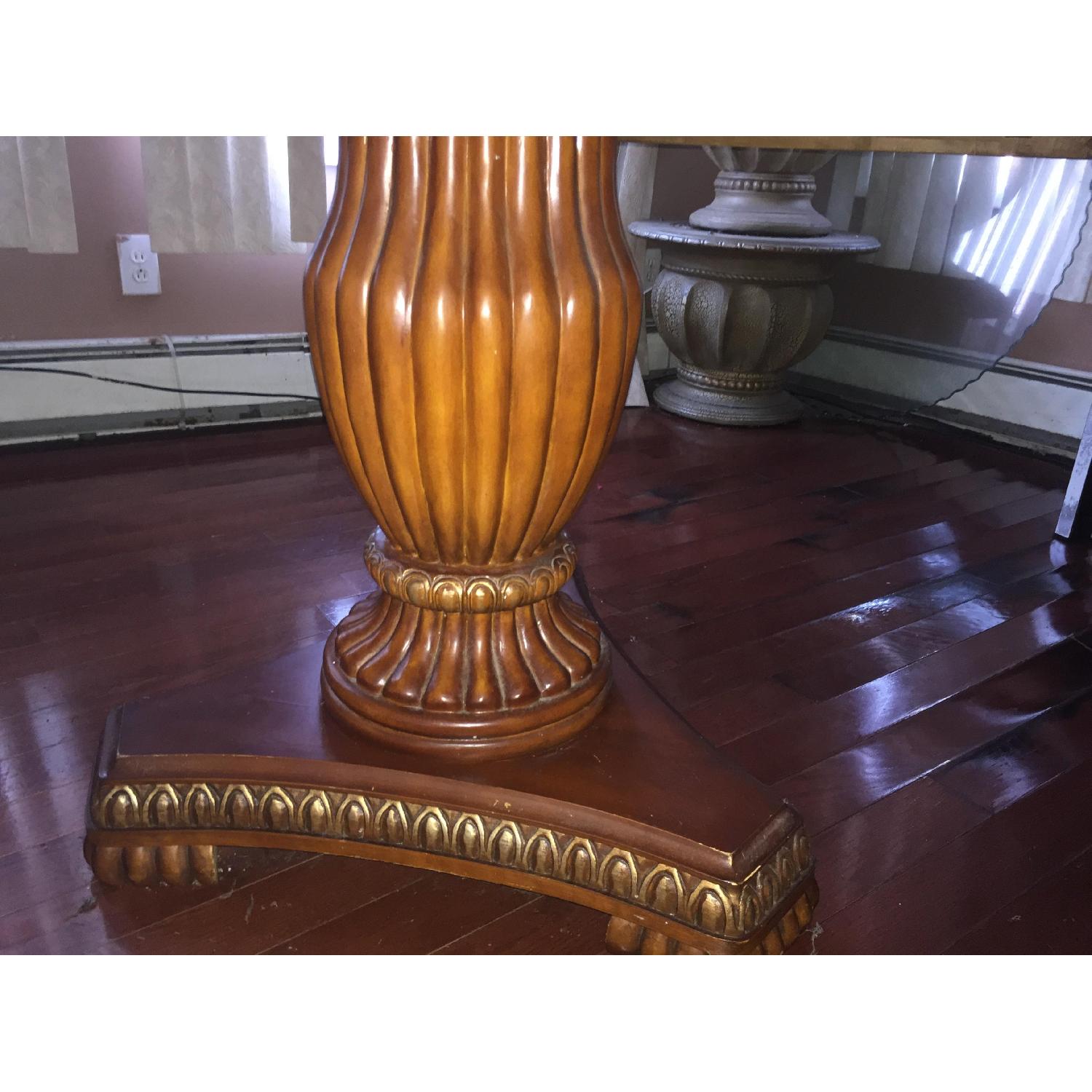 Chestnut dining room table - image-2