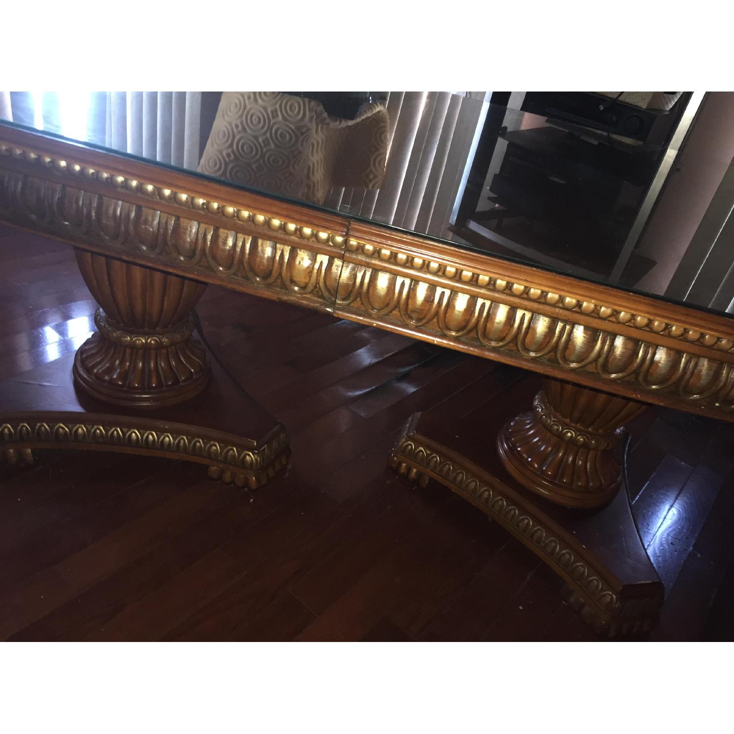 Chestnut dining room table - image-3