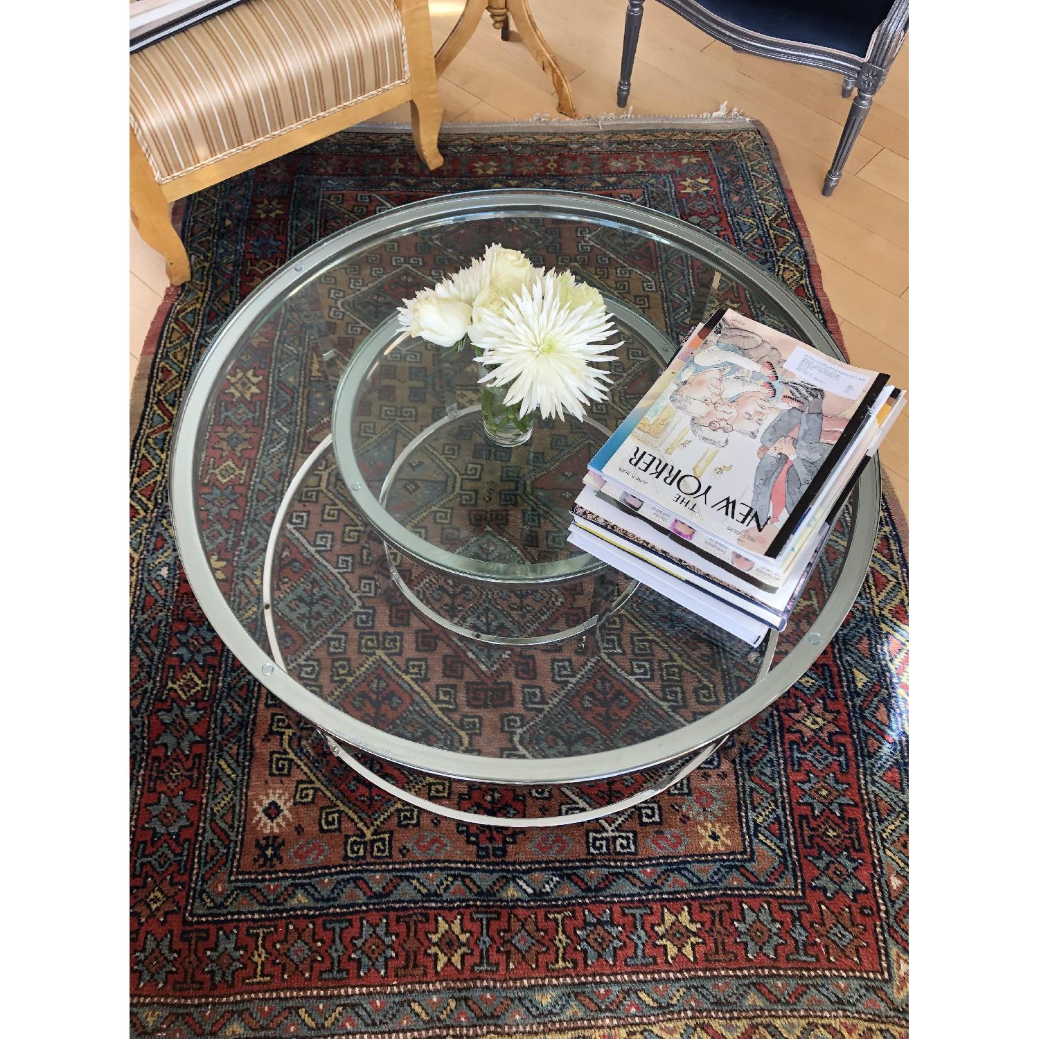 Wade Logan Joel 2 Piece Glass Coffee table - image-2