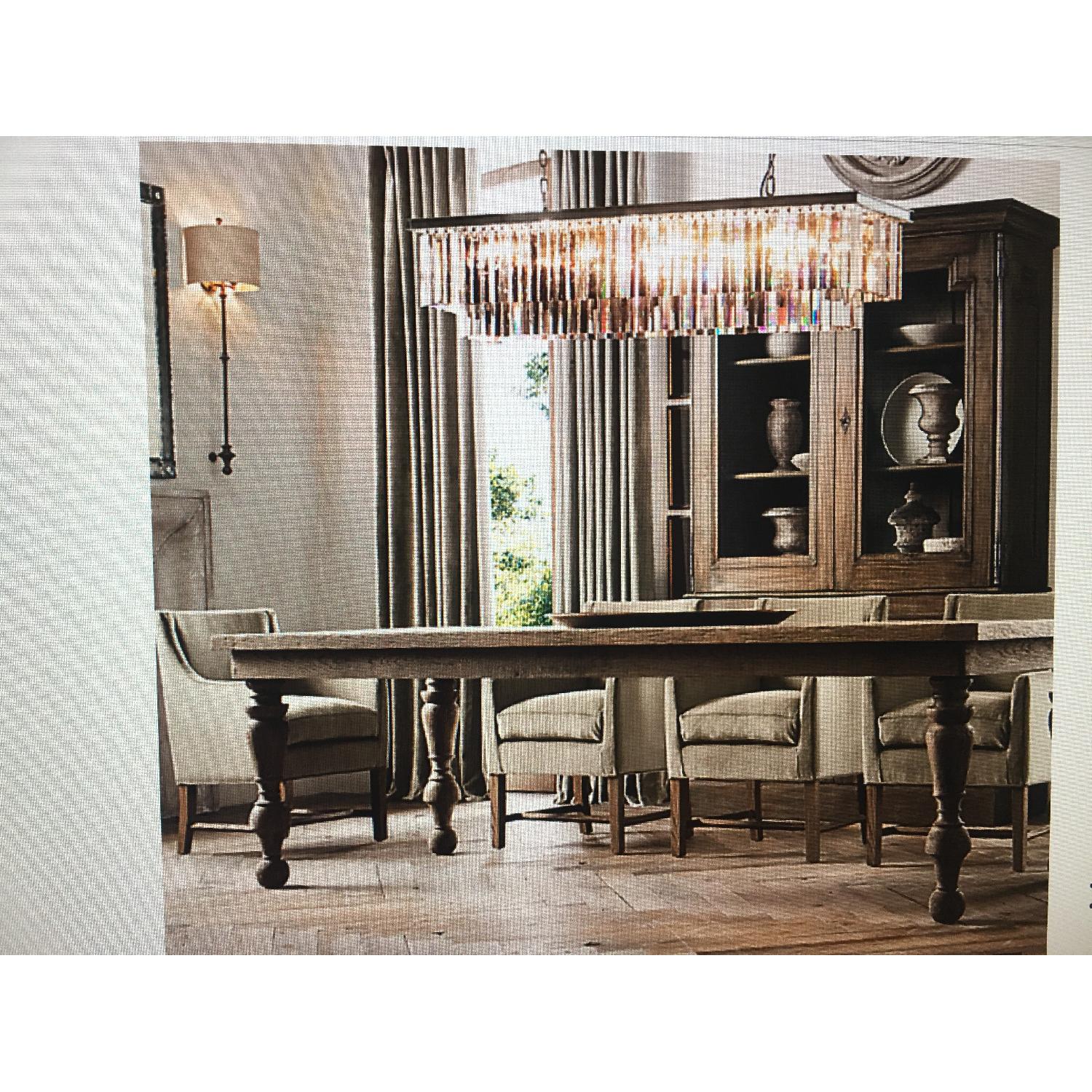 Restoration Hardware Odeon Clear Glass Fringe Chandelier - image-6