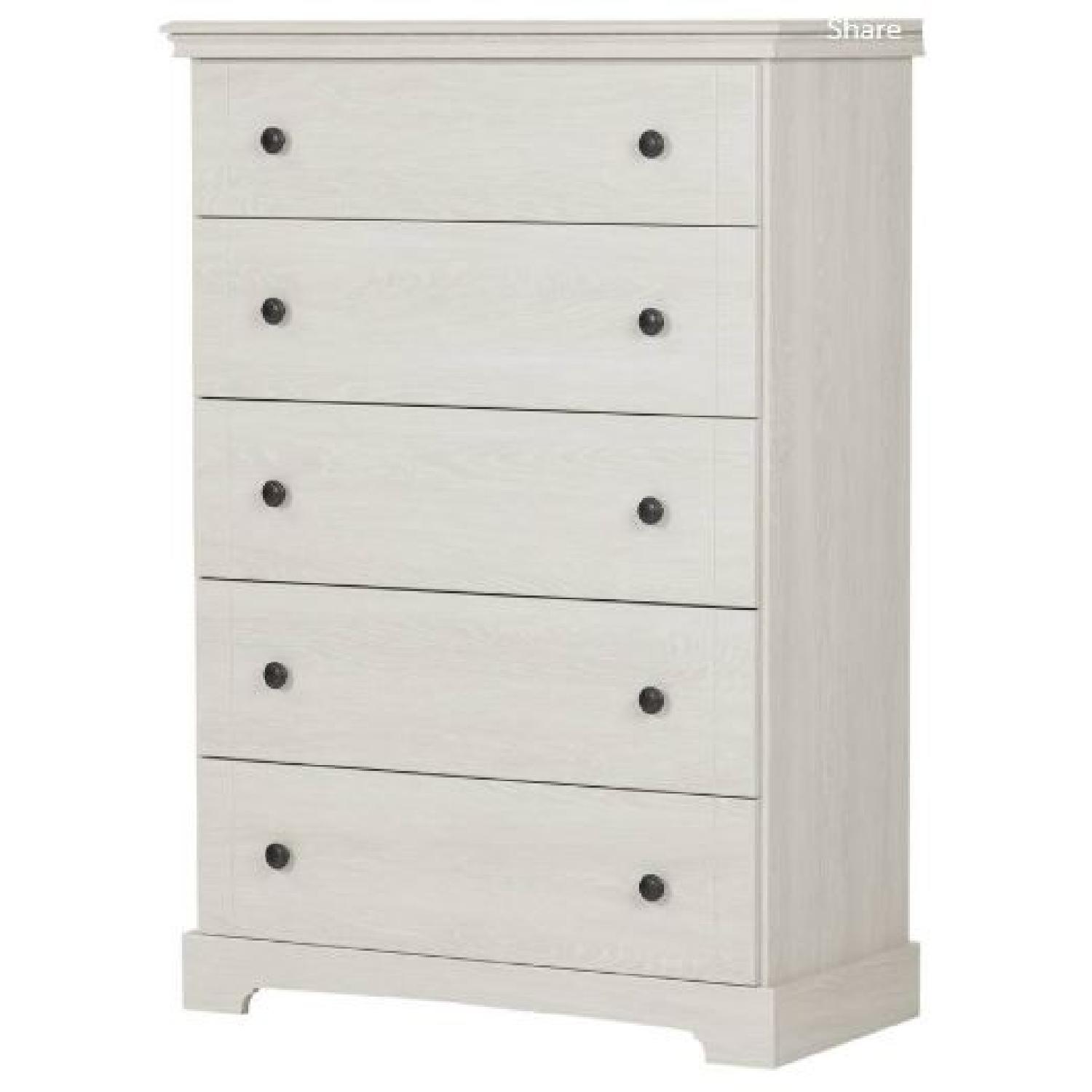 South Shore Furniture Avilla 5 Drawer Chest Aptdeco