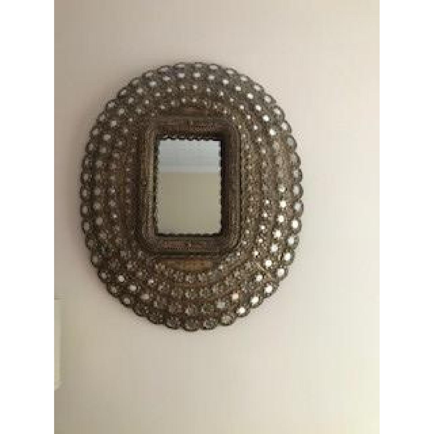 Restoration Hardware Peacock Mirror - image-1