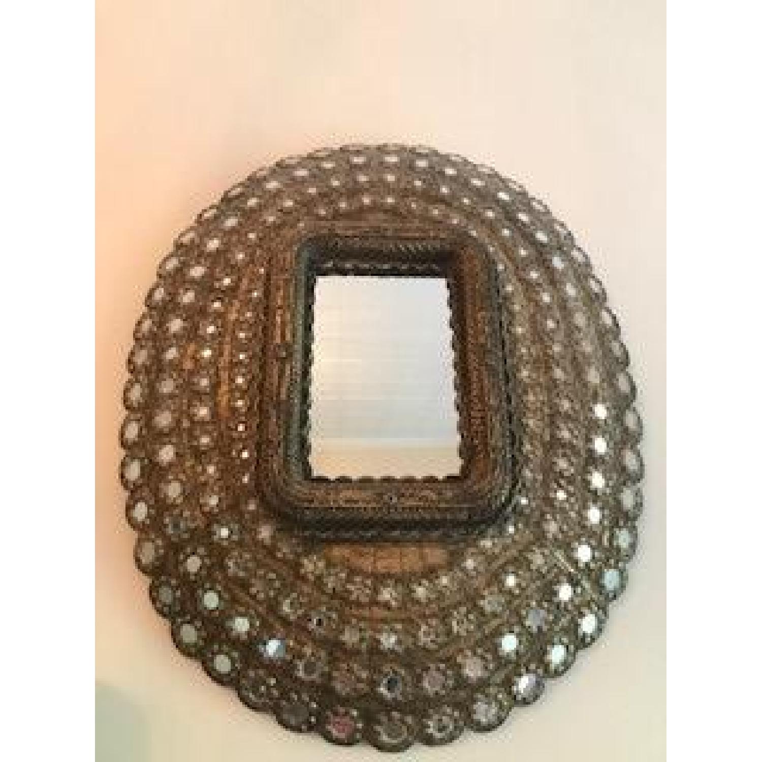Restoration Hardware Peacock Mirror - image-3
