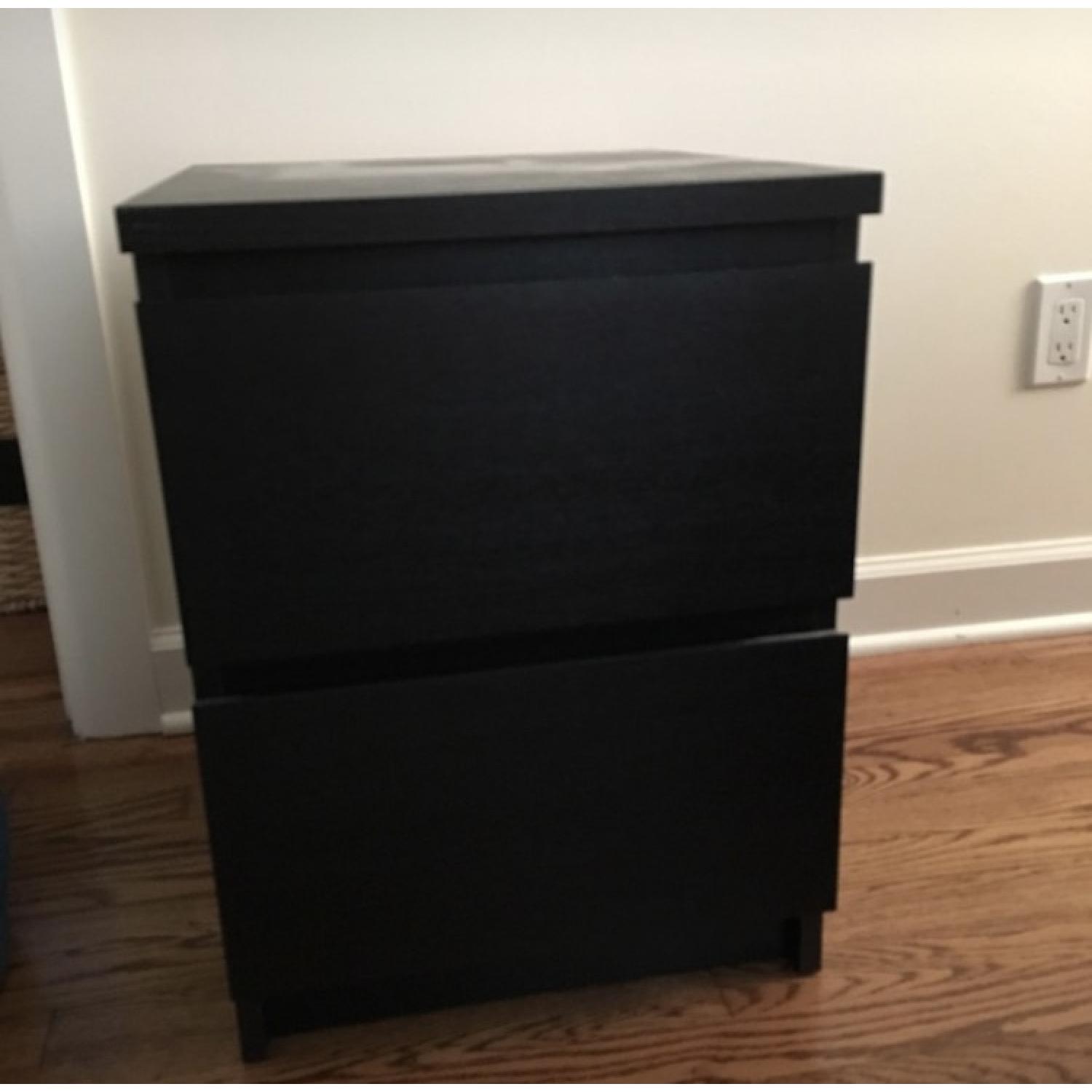 Ikea Malm 2 Drawer Nightstand AptDeco
