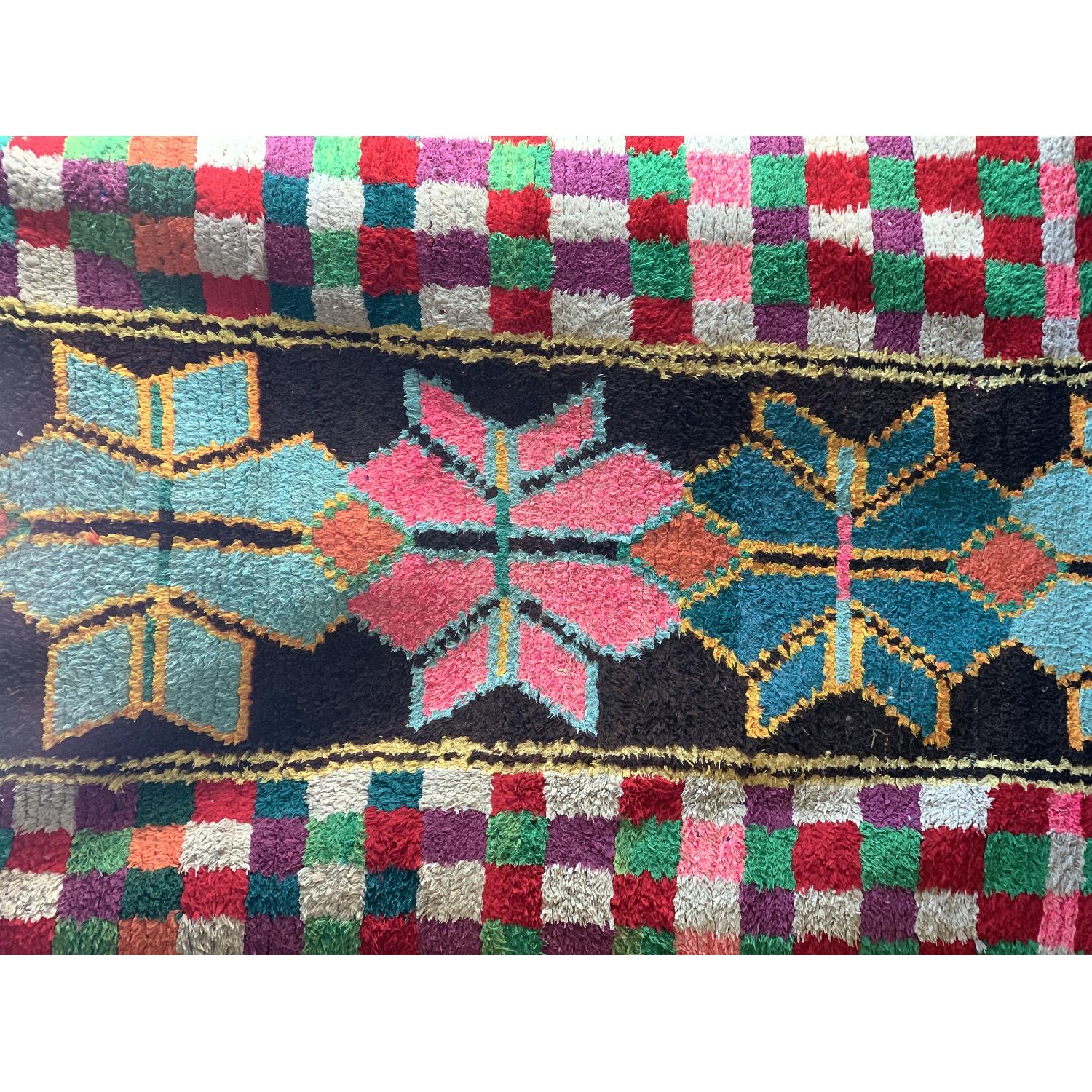 Handmade Vintage Moroccan Rug - image-3