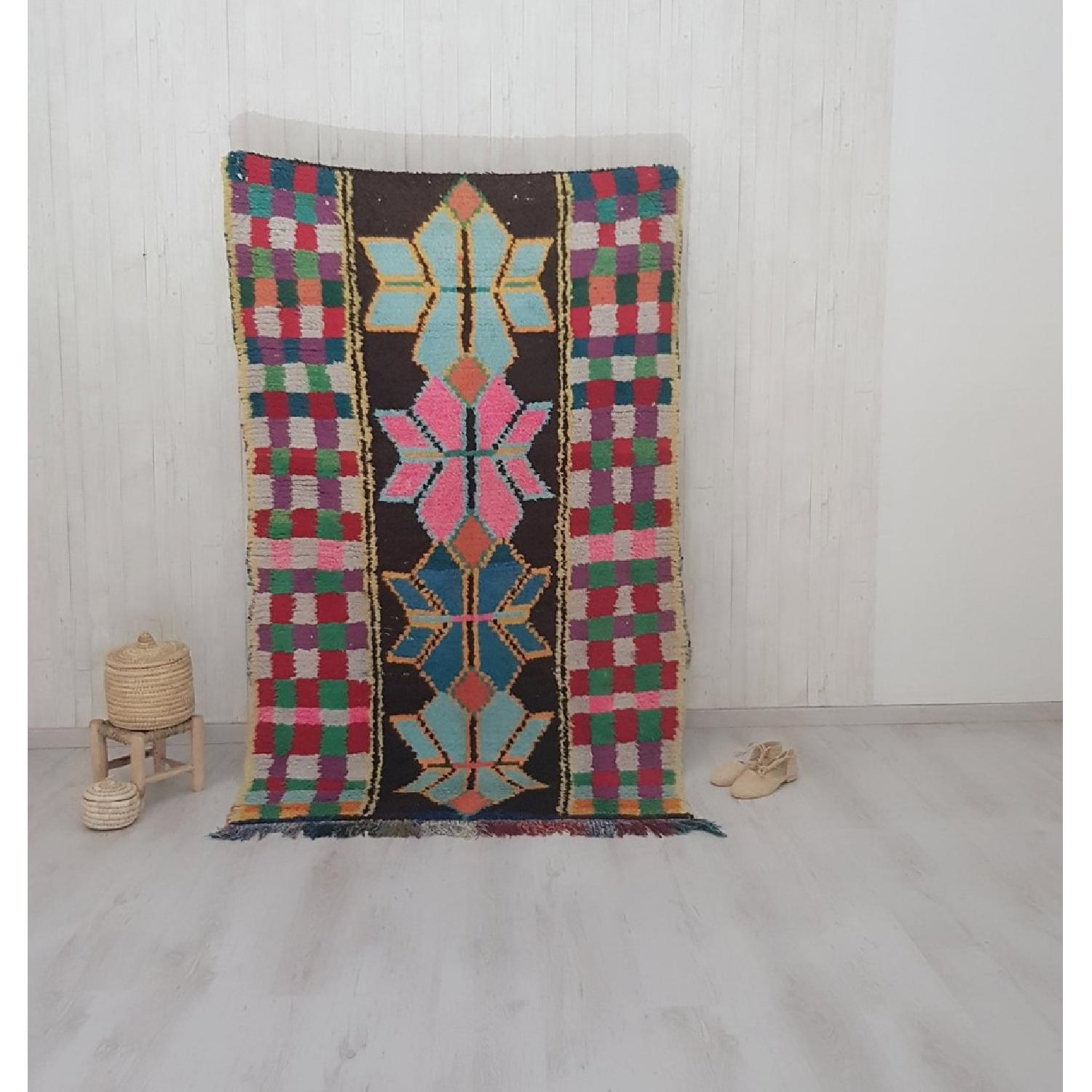 Handmade Vintage Moroccan Rug - image-5