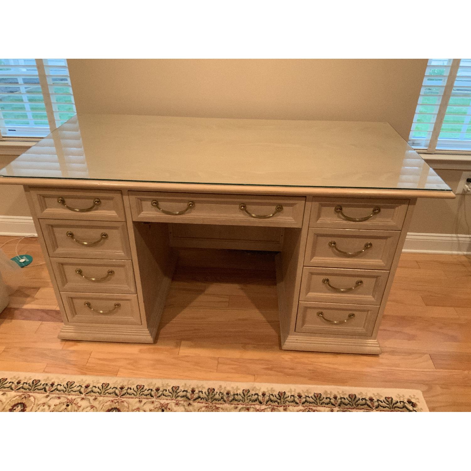 Hooker Furniture Wood Office Desk - image-1