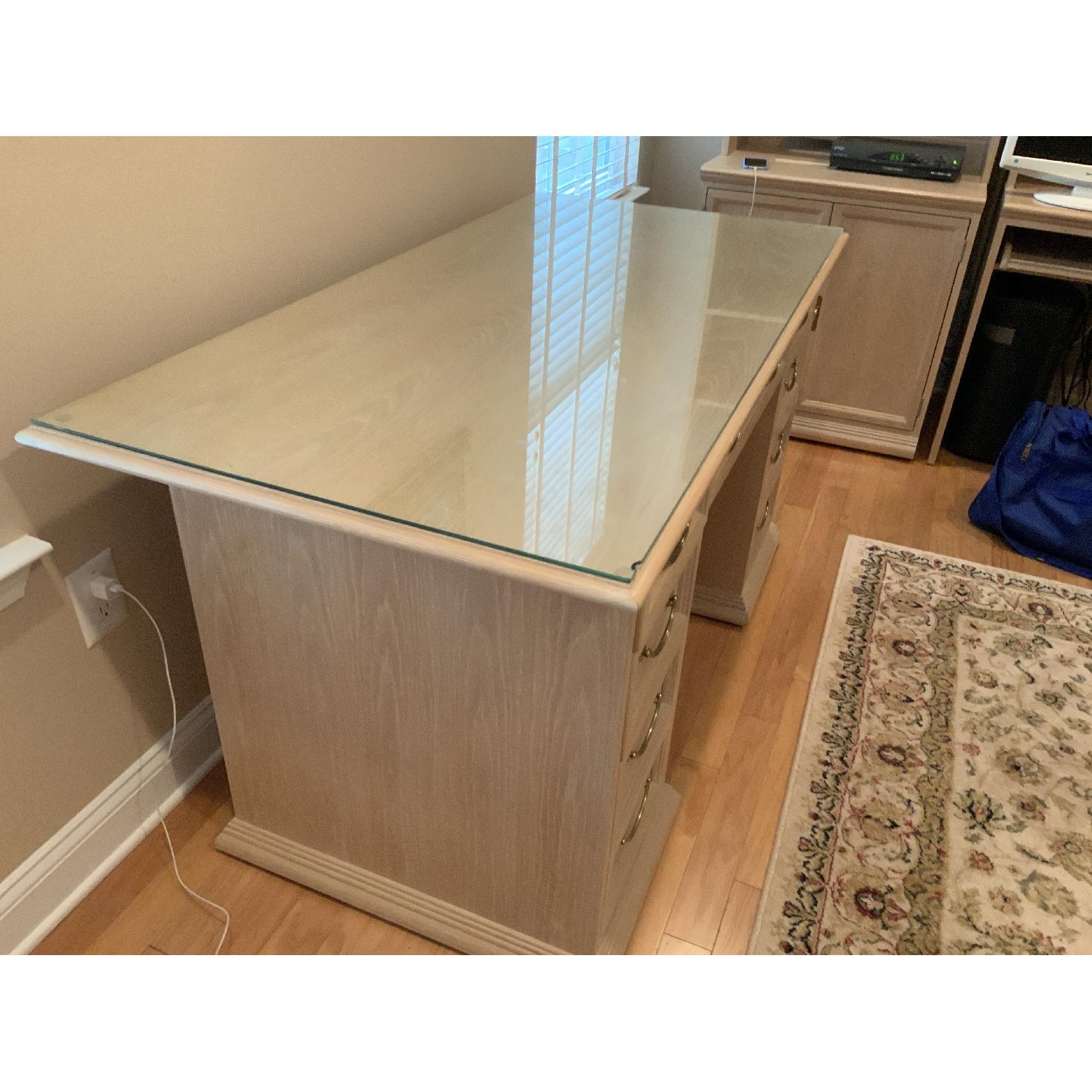 Hooker Furniture Wood Office Desk - image-2
