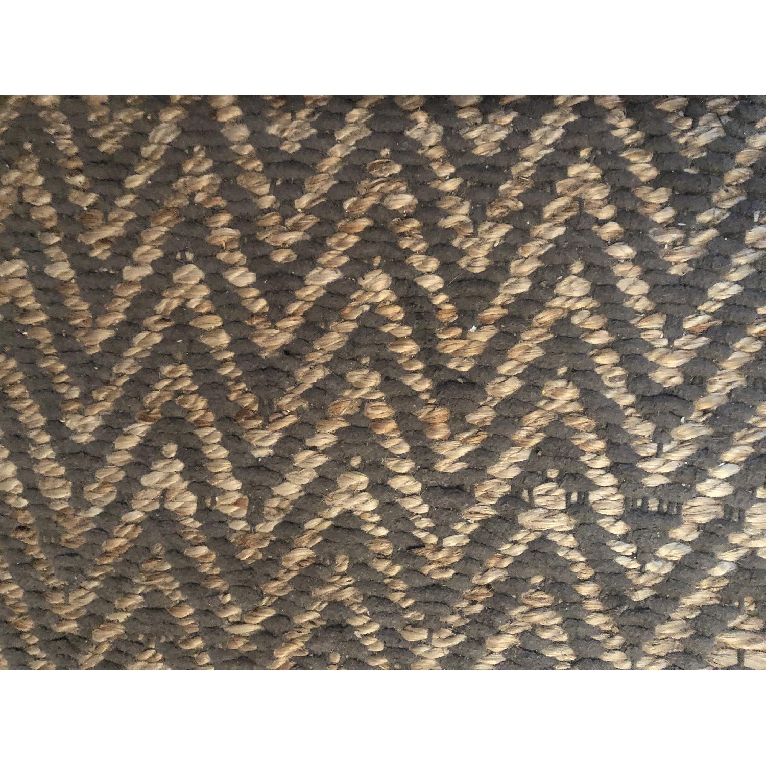 West Elm Jute Chenille Herringbone Rug in Slate - image-2