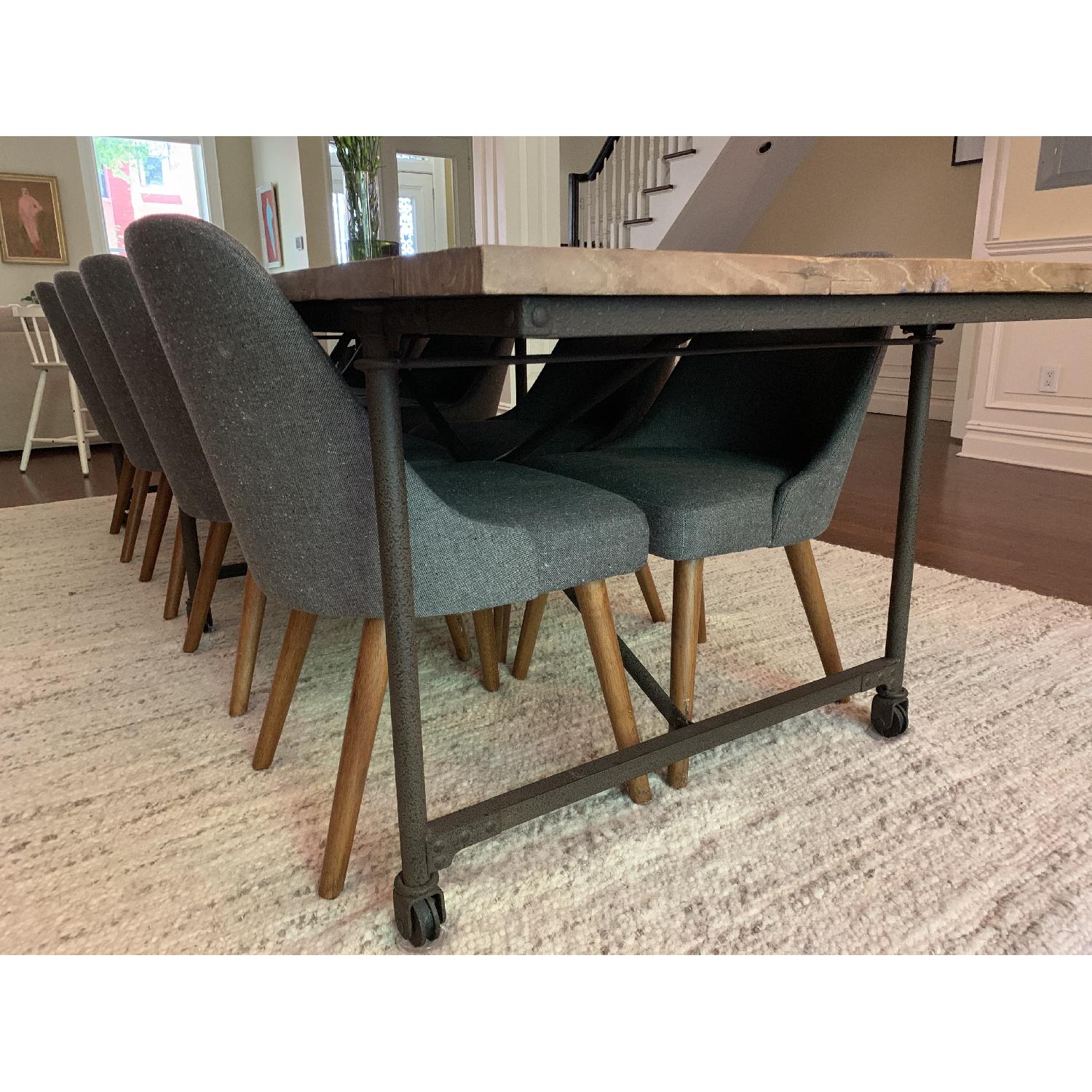 Restoration Hardware Flatiron Rectangular Dining Table - image-2