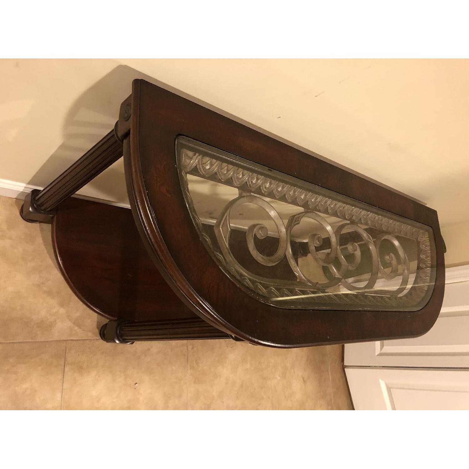 Raymour & Flanigan Sofa/Accent Table - image-2