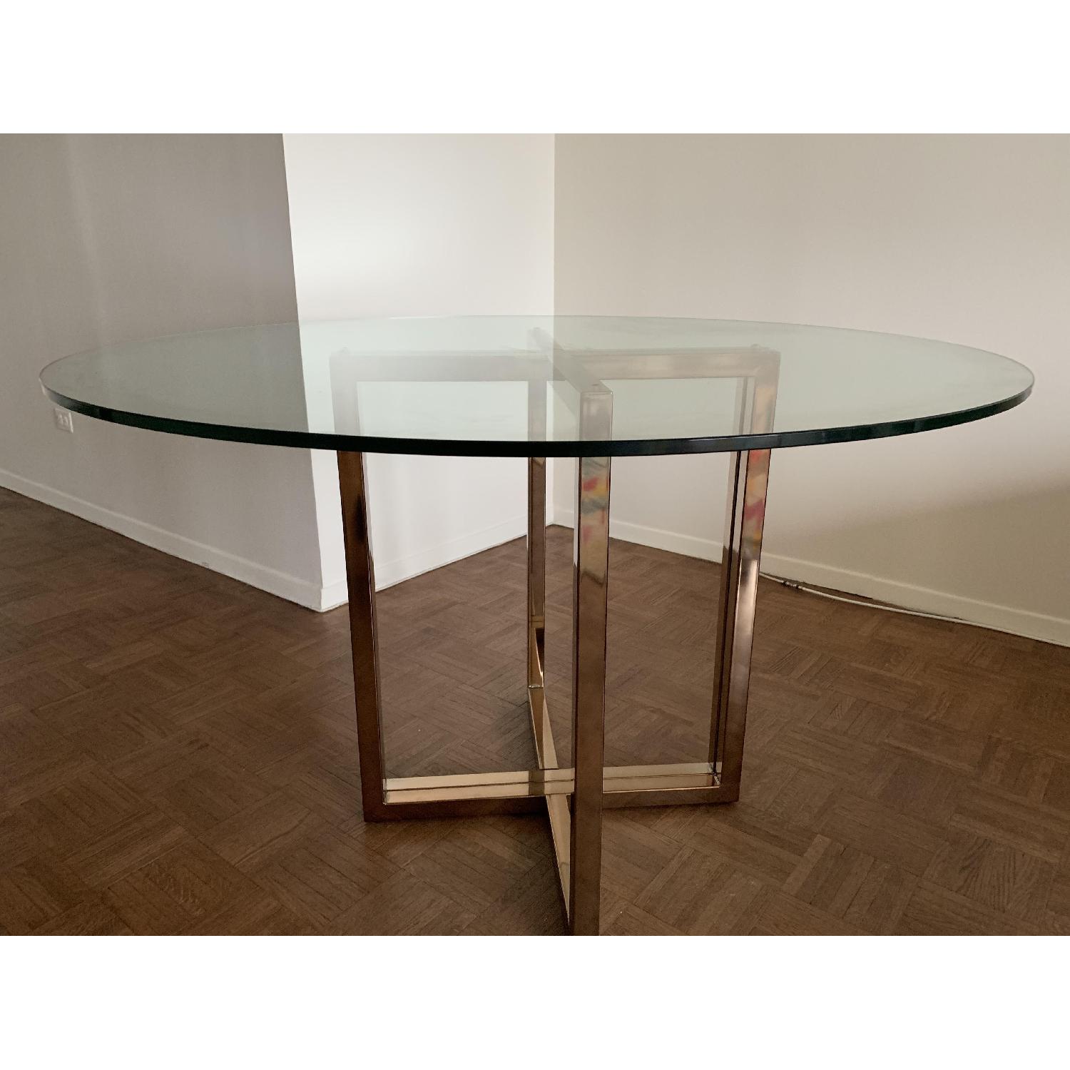 CB2 Silverado Brass Dining Table - image-2