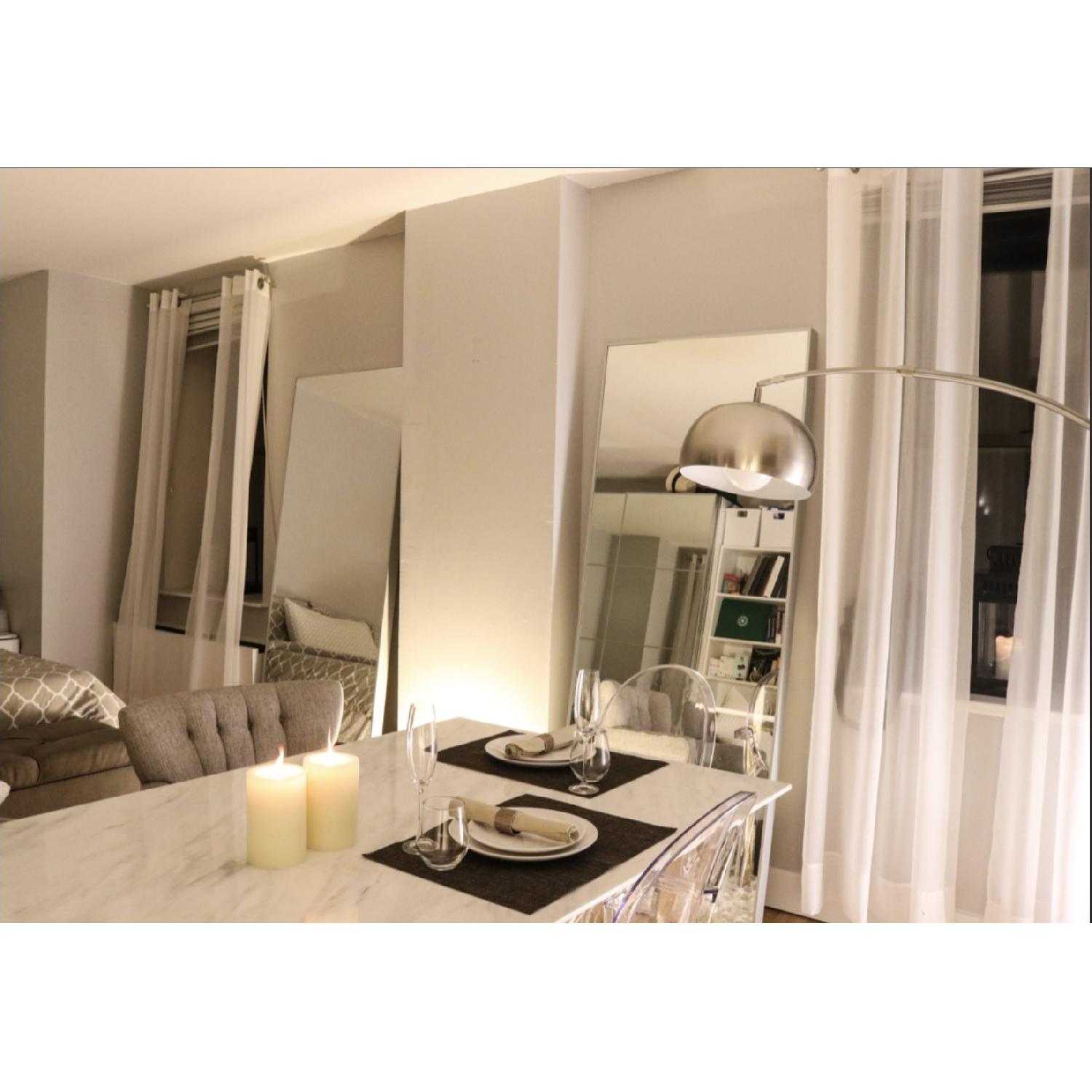 Everly Quinn Faux Marble Dining Table - image-3