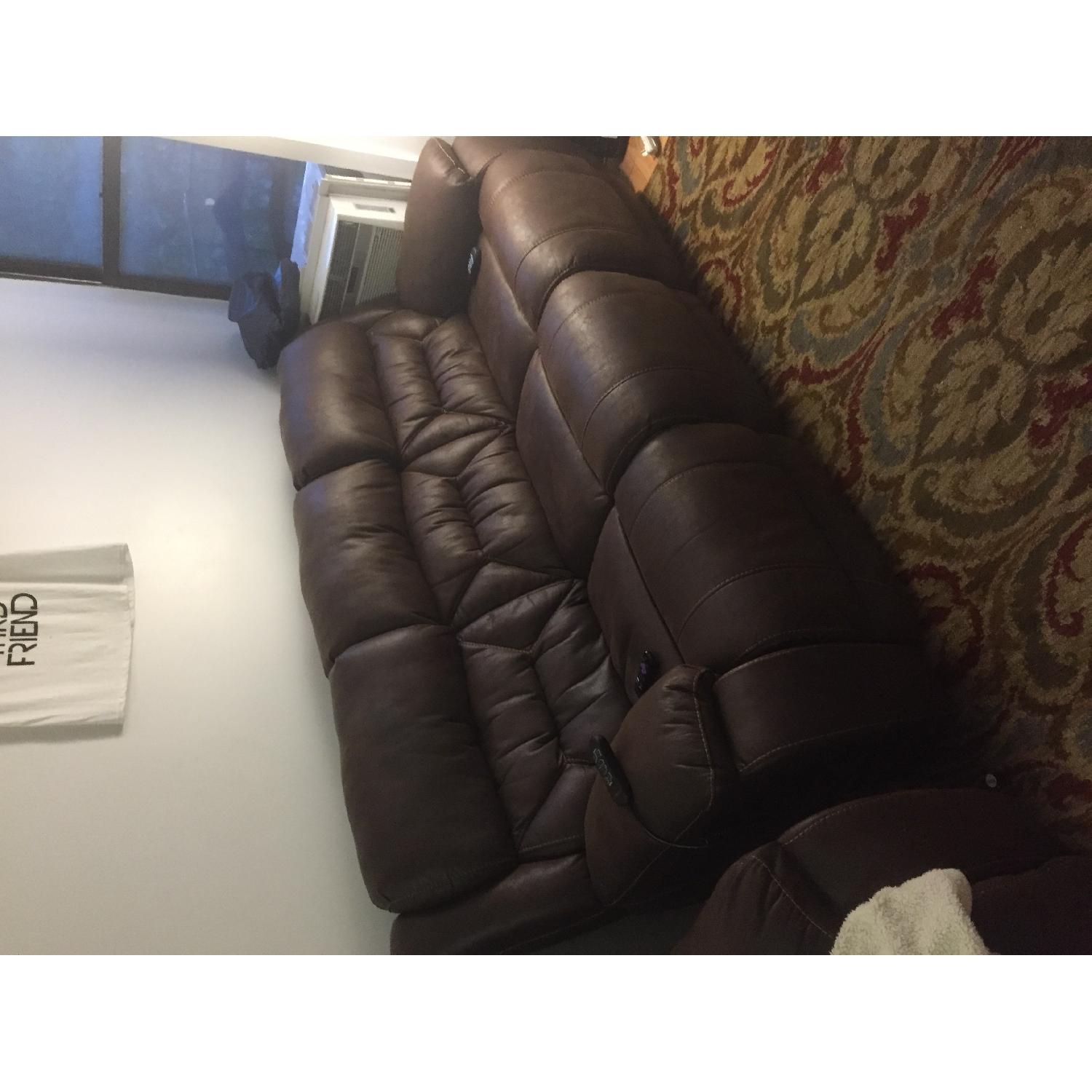 Homestretch Double Power Reclining Sofa - image-5