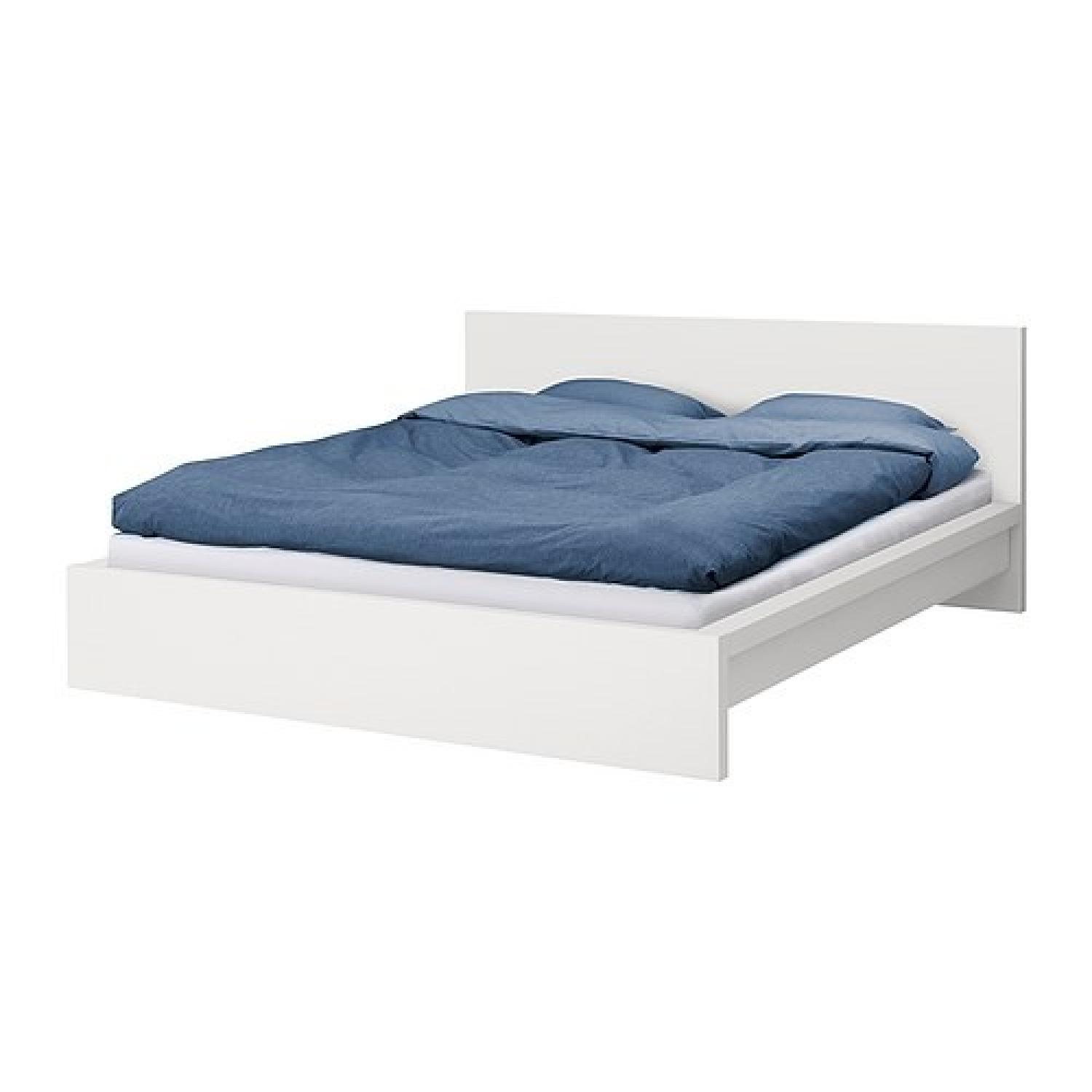 Ikea Malm Low Queen Size Bed AptDeco