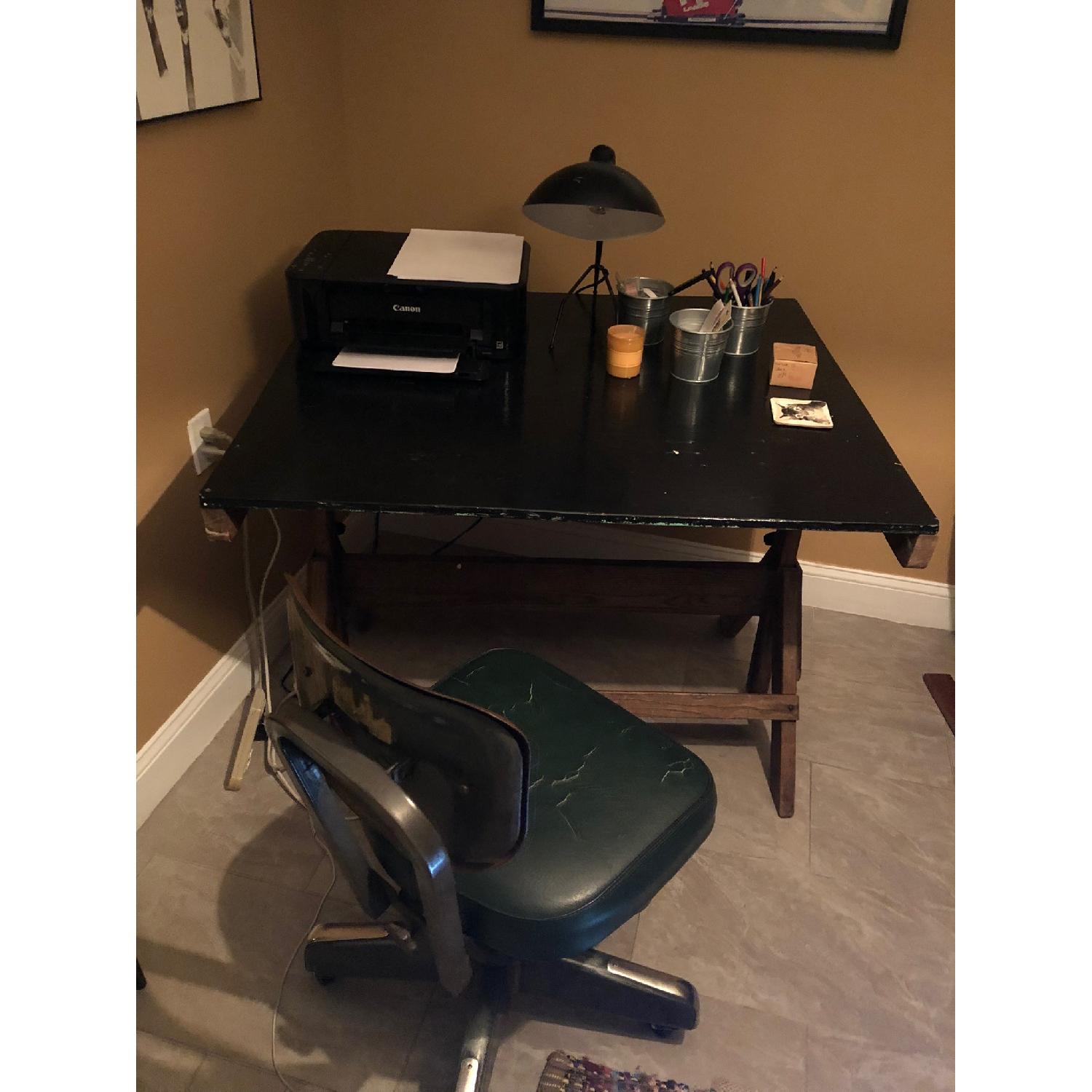 Handmade Adjustable Drafting Table/Drawing Desk - image-1