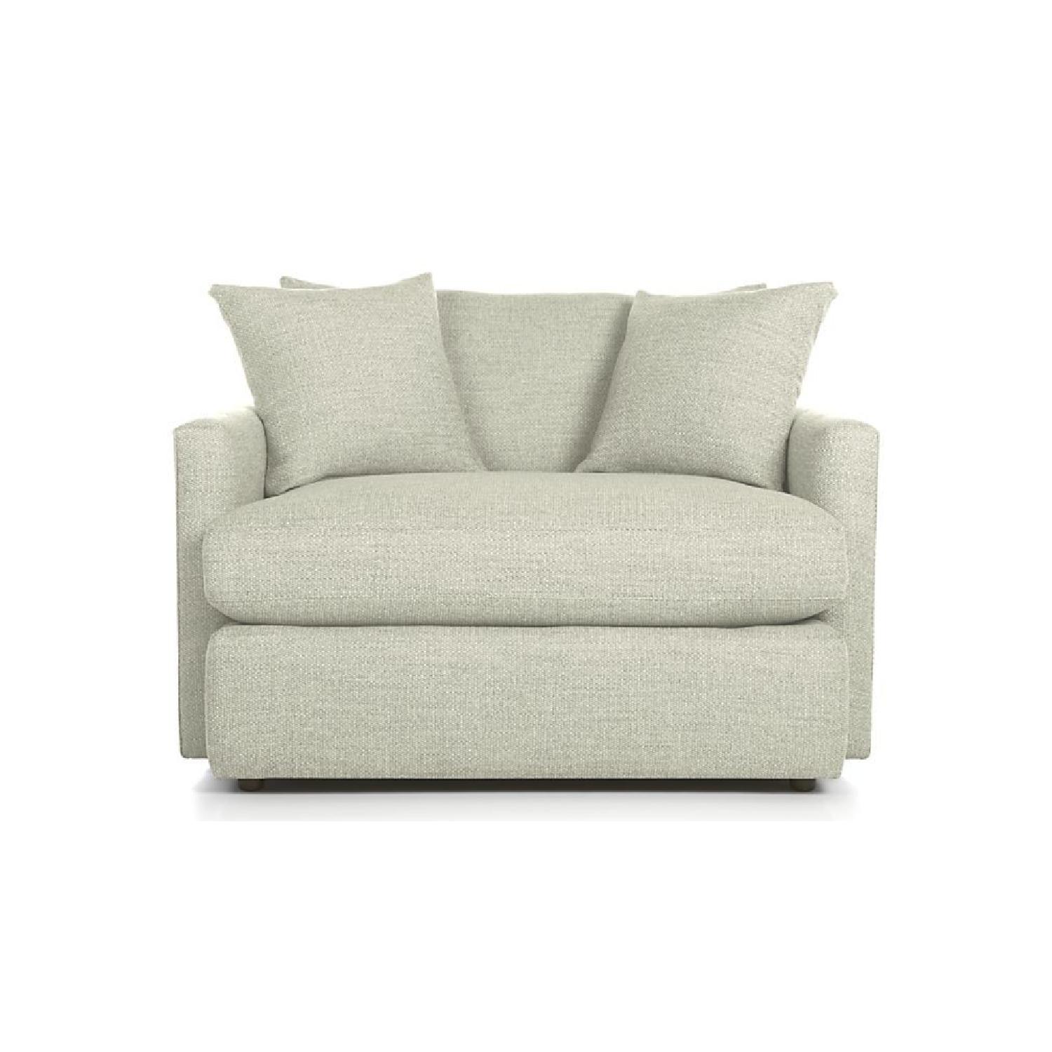 Crate & Barrel Lounge II Chair and a Half - image-0