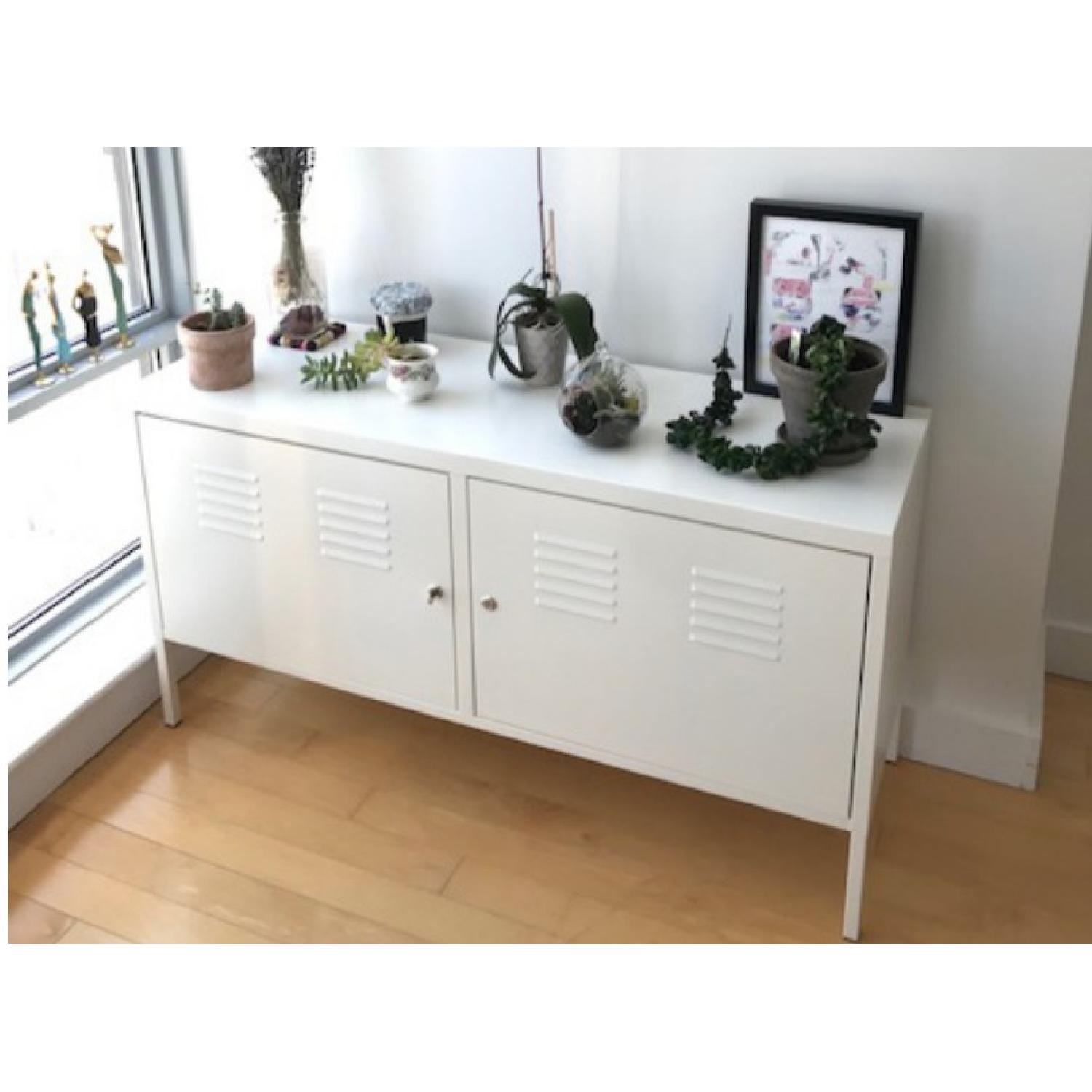 Ikea White Metal Cabinet - image-2