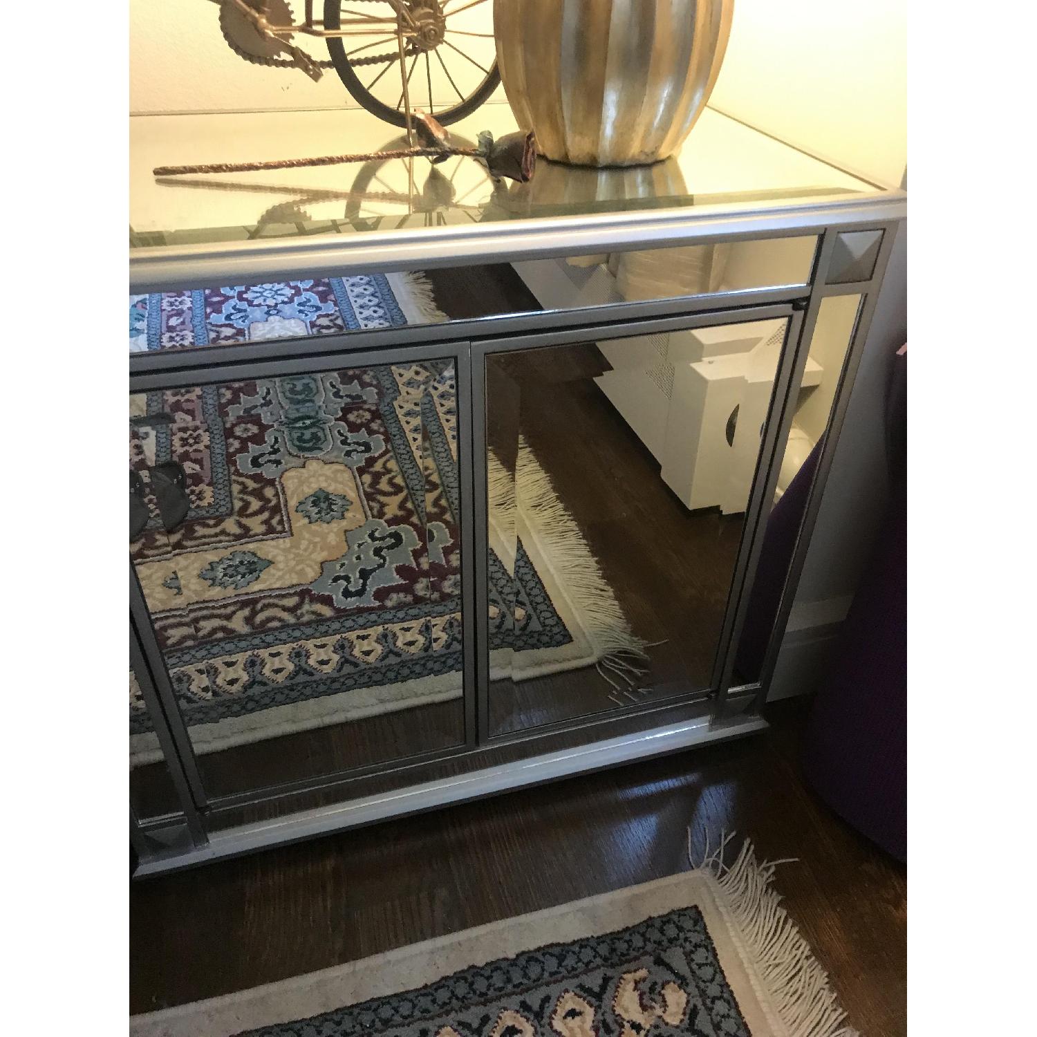 Pier 1 Mirrored Side Table - image-1