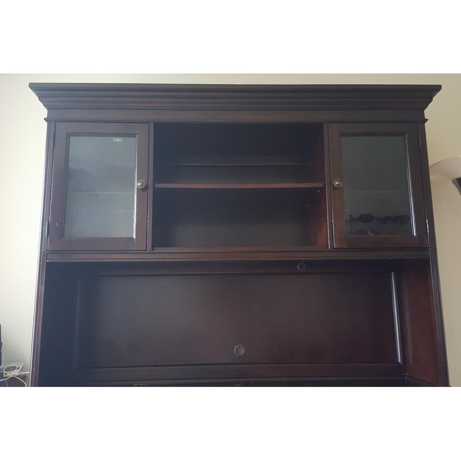 Raymour & Flanigan Desk & Hutch - image-4