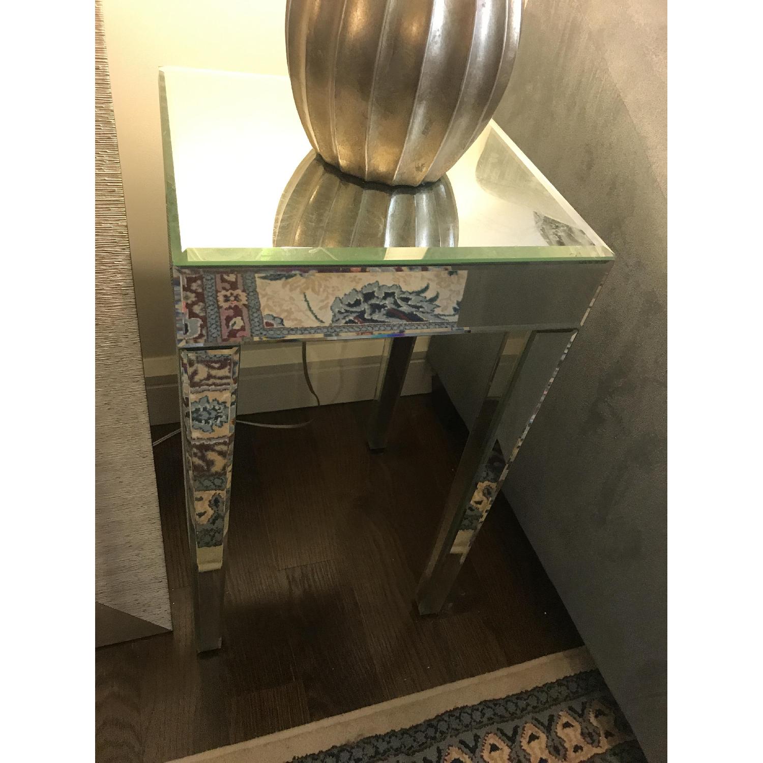 Pier 1 Mirrored Side Table - image-1