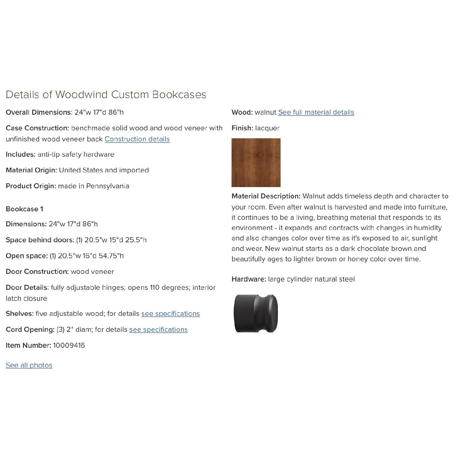 Room & Board Woodwind Custom Bookcase - image-4