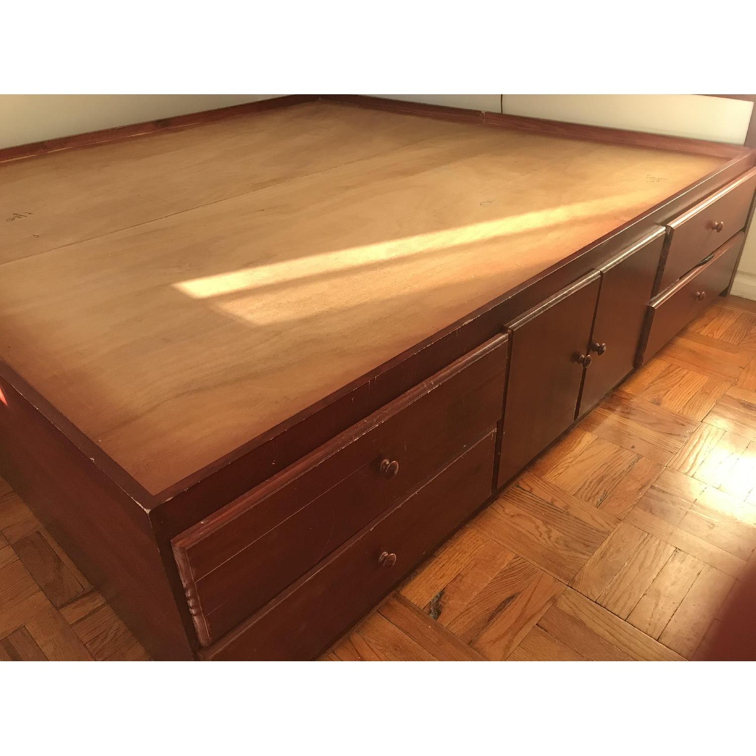 Gothic Cabinet Craft King Storage Bed w/ Headboard - image-2