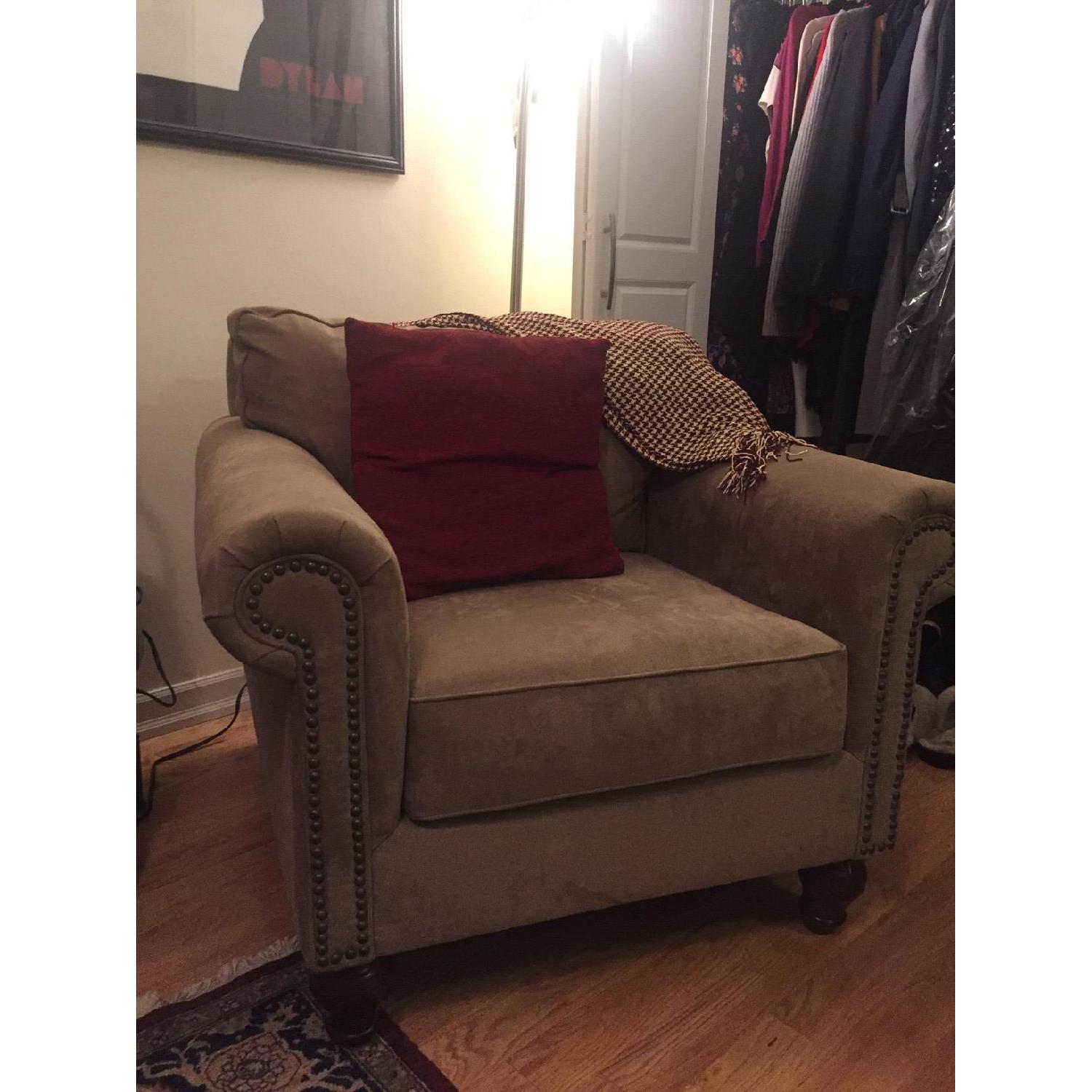 Pier 1 Alton Ecru Armchair - image-1